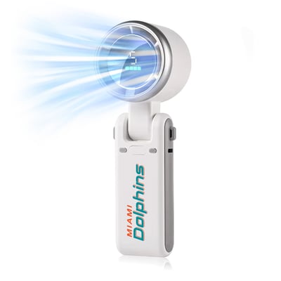 Miami Dolphins ActionHeat AlphaCool Rechargeable Handheld Fan