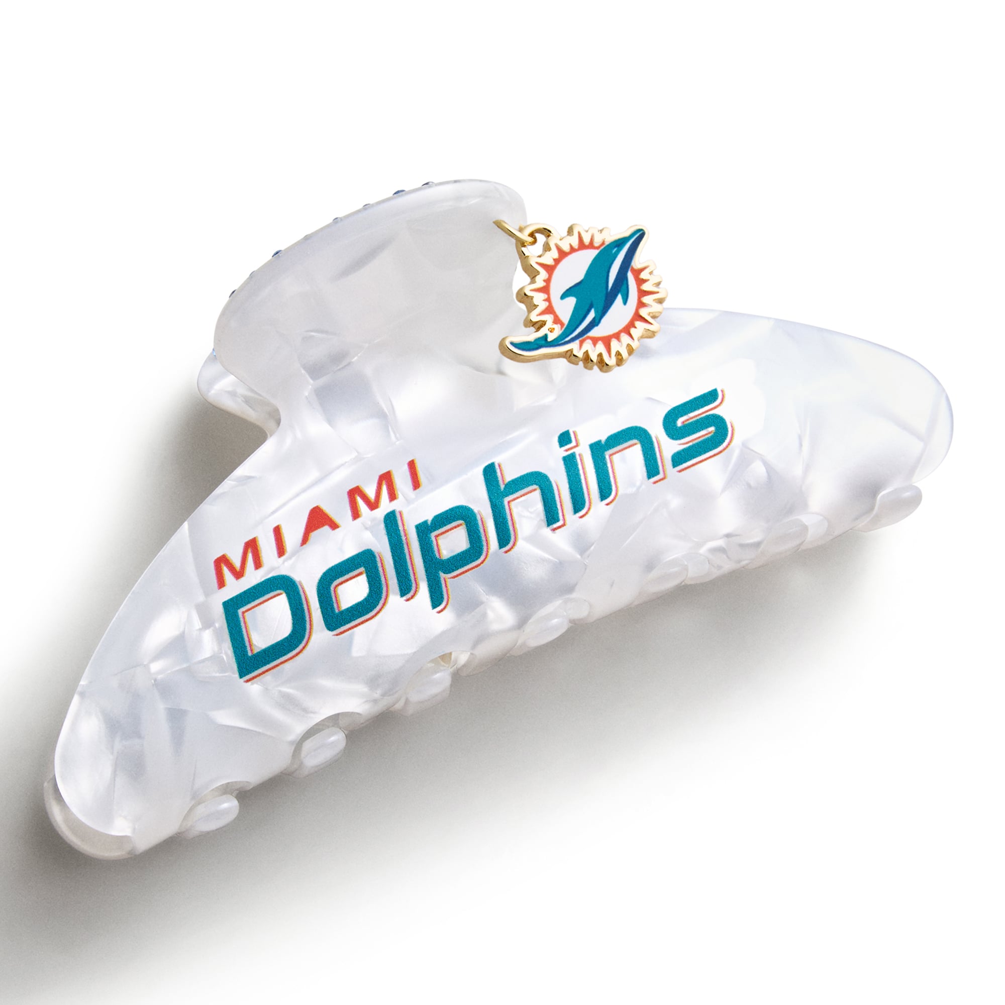 BaubleBar Miami Dolphins Charmed Hair Clip