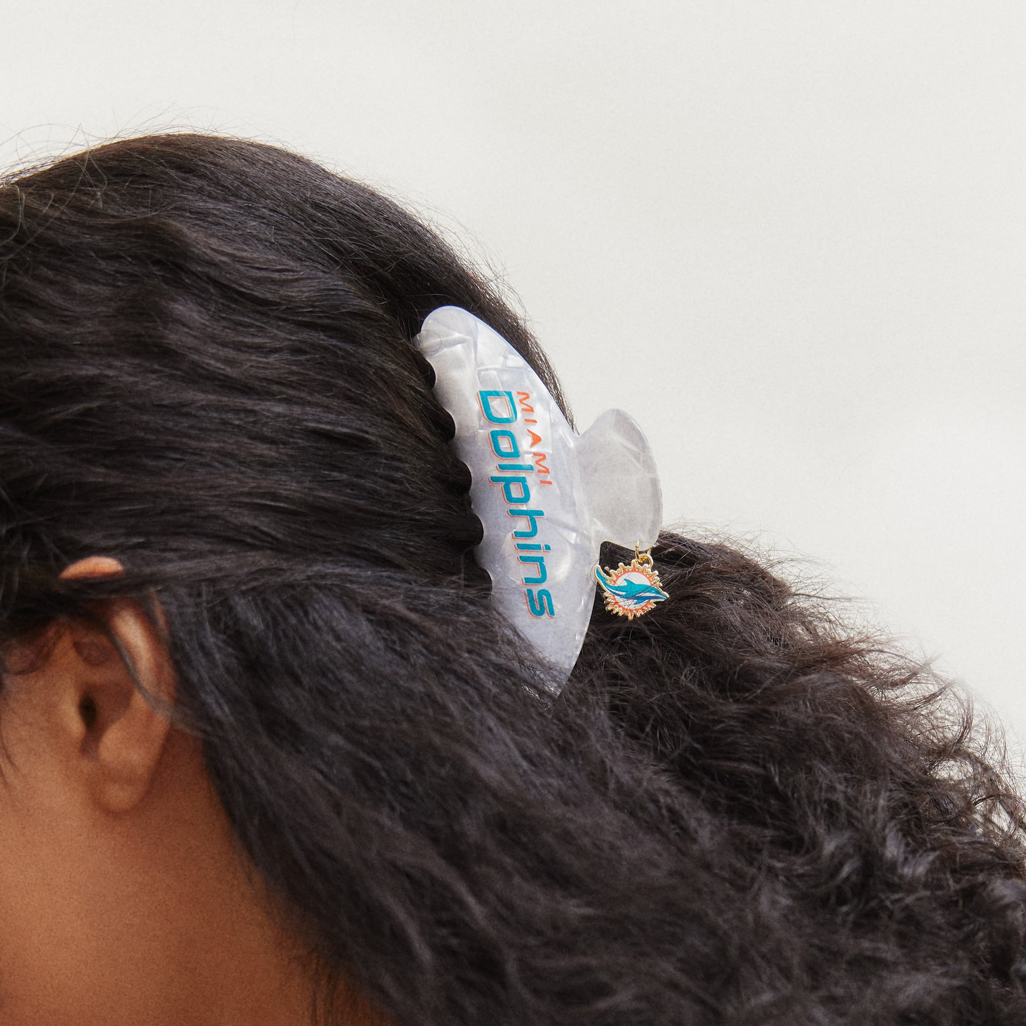 BaubleBar Miami Dolphins Charmed Hair Clip