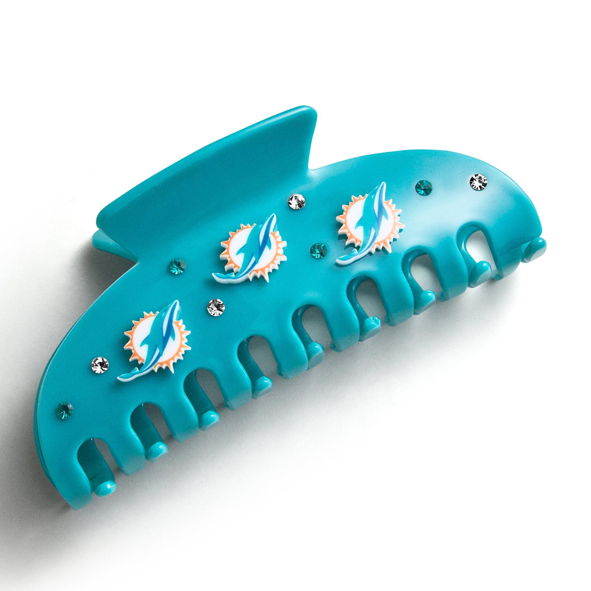 Pince à cheveux BaubleBar Miami Dolphins empilée