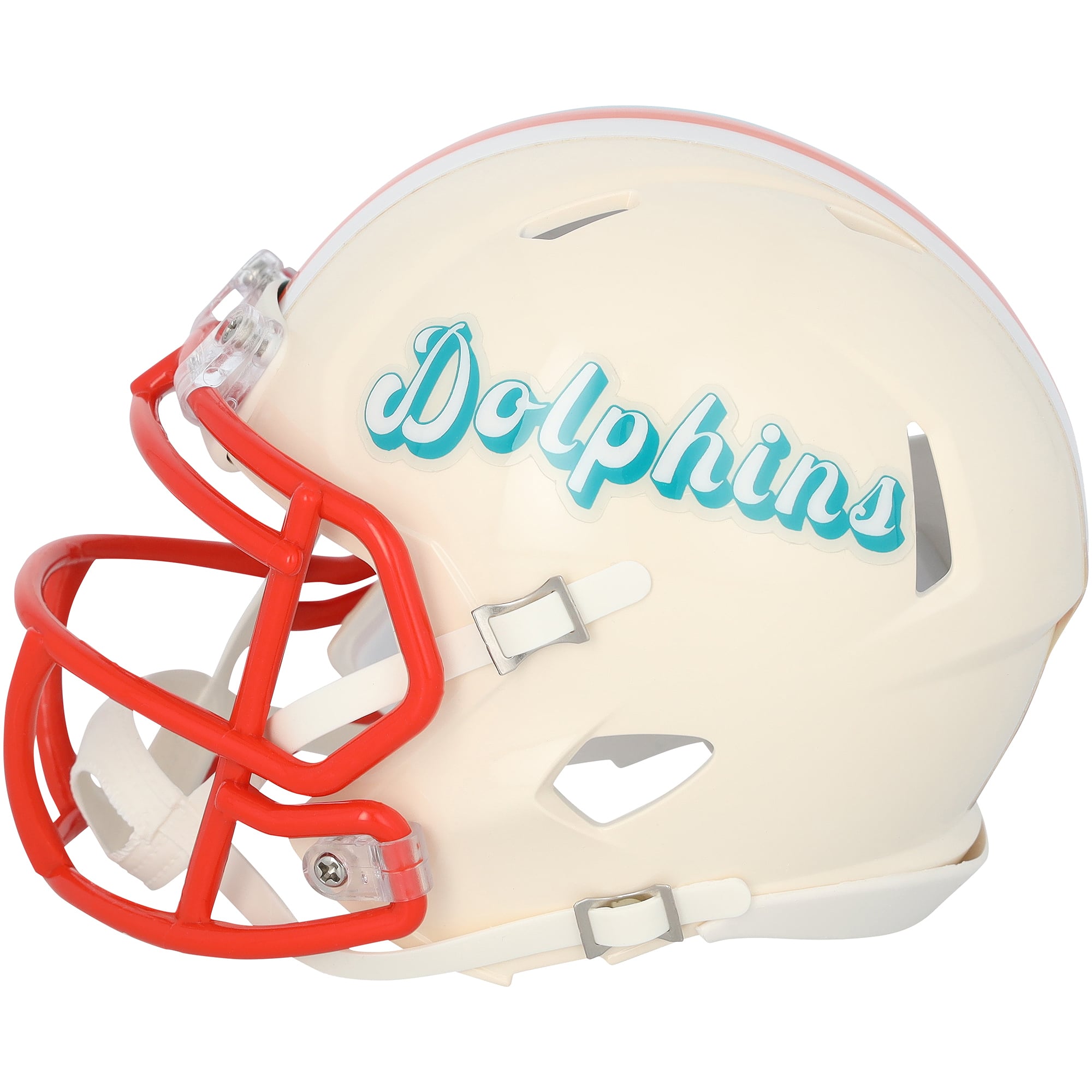 Chop Robinson Miami Dolphins Autographed Riddell Retro Speed Mini Helmet