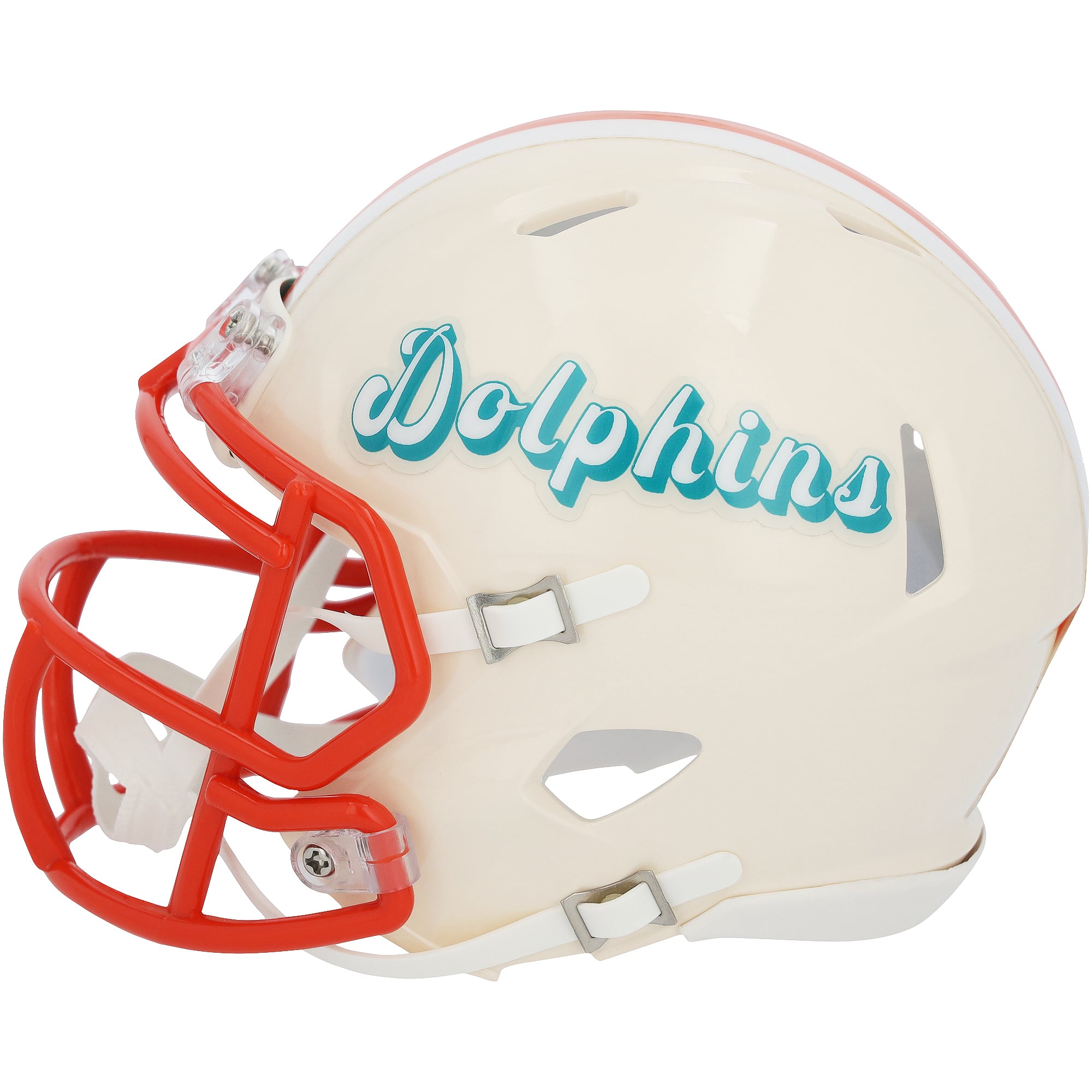 Chris Bell Miami Dolphins Autographed Riddell Retro Speed Mini Helmet