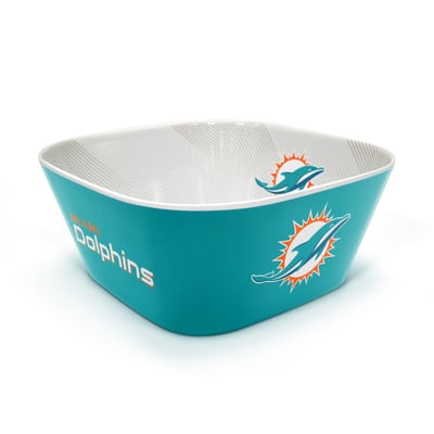 Miami Dolphins Fanpoint Large Party Bowl