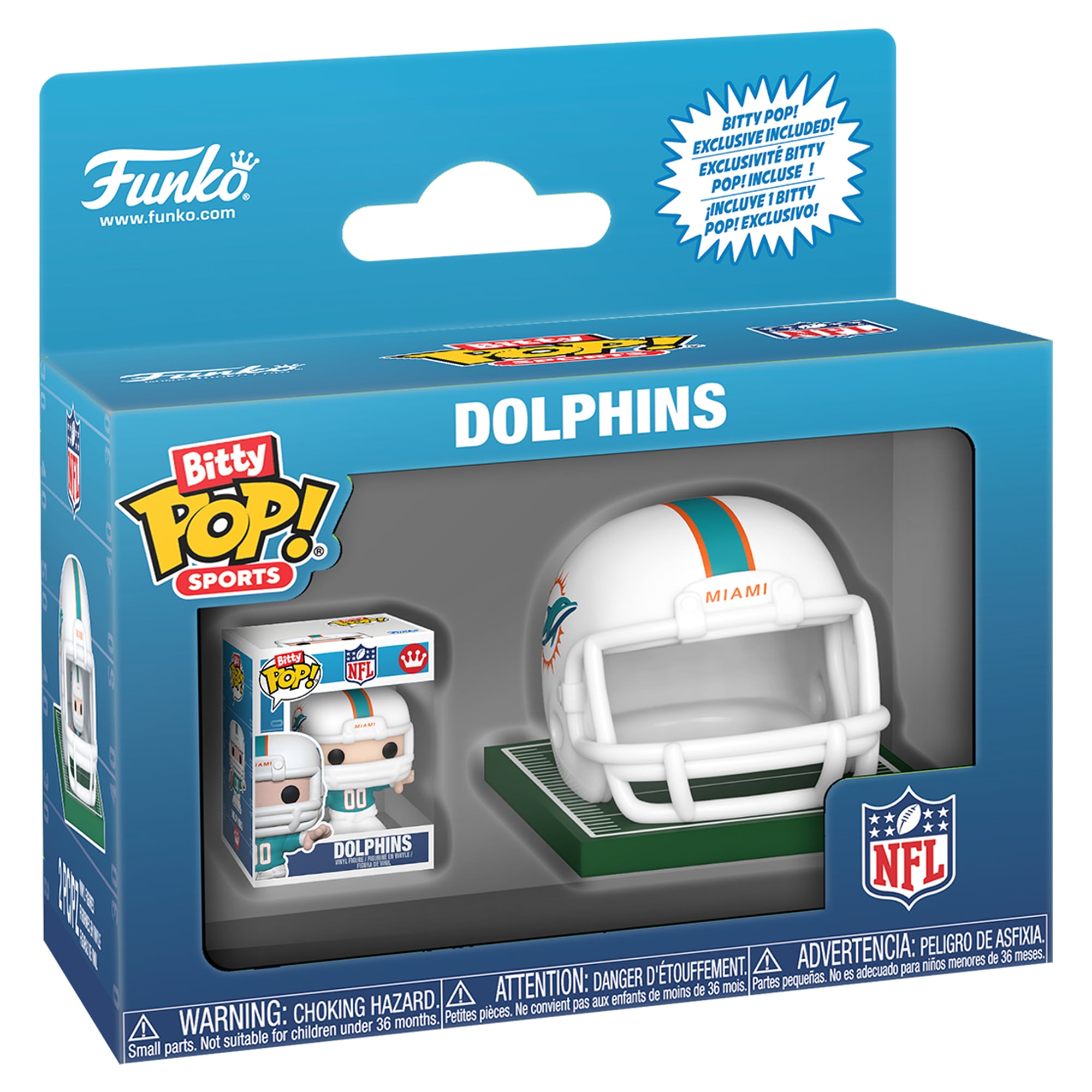 Casque Funko Miami Dolphins Bitty POP!
