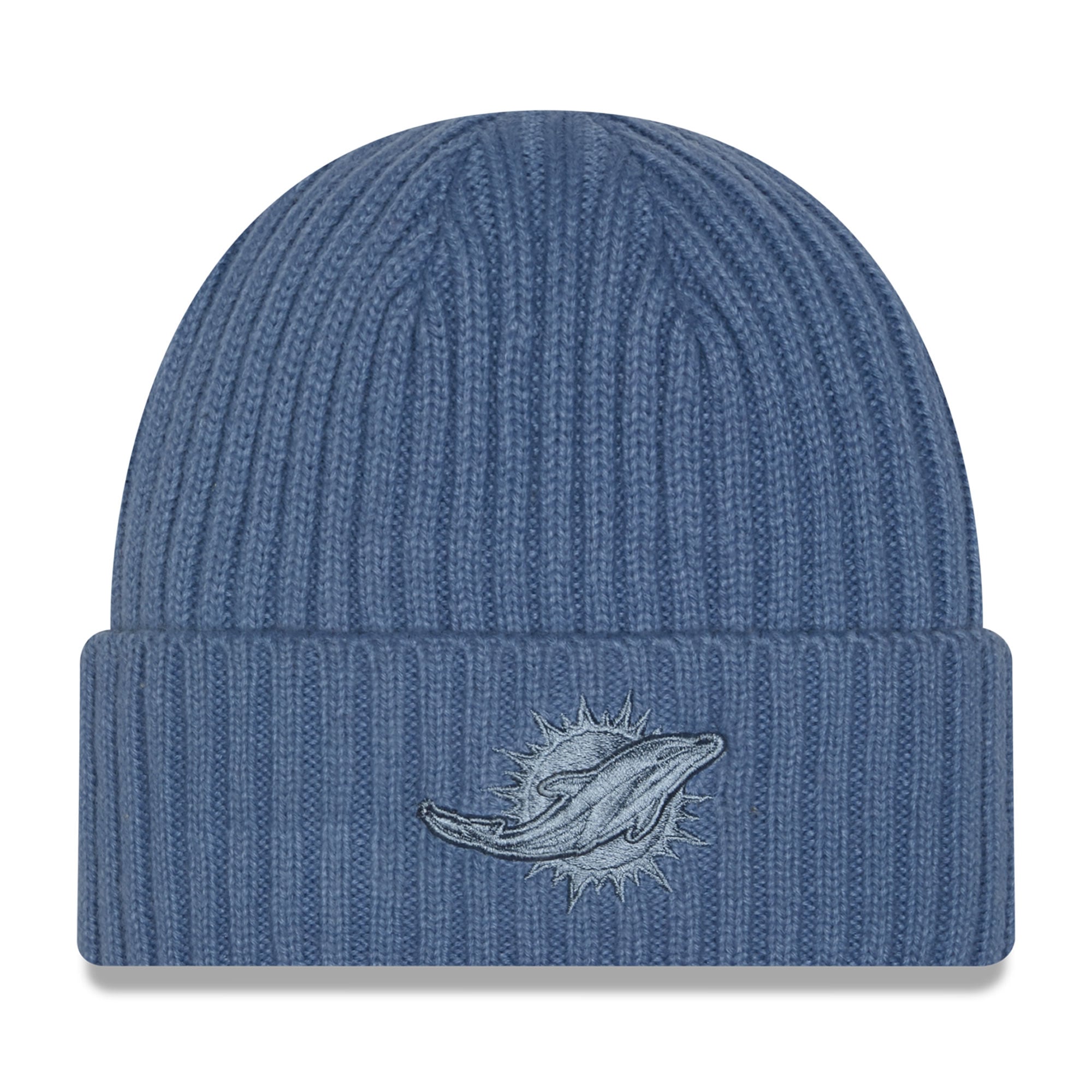 Bonnet à revers New Era bleu Miami Dolphins pour filles