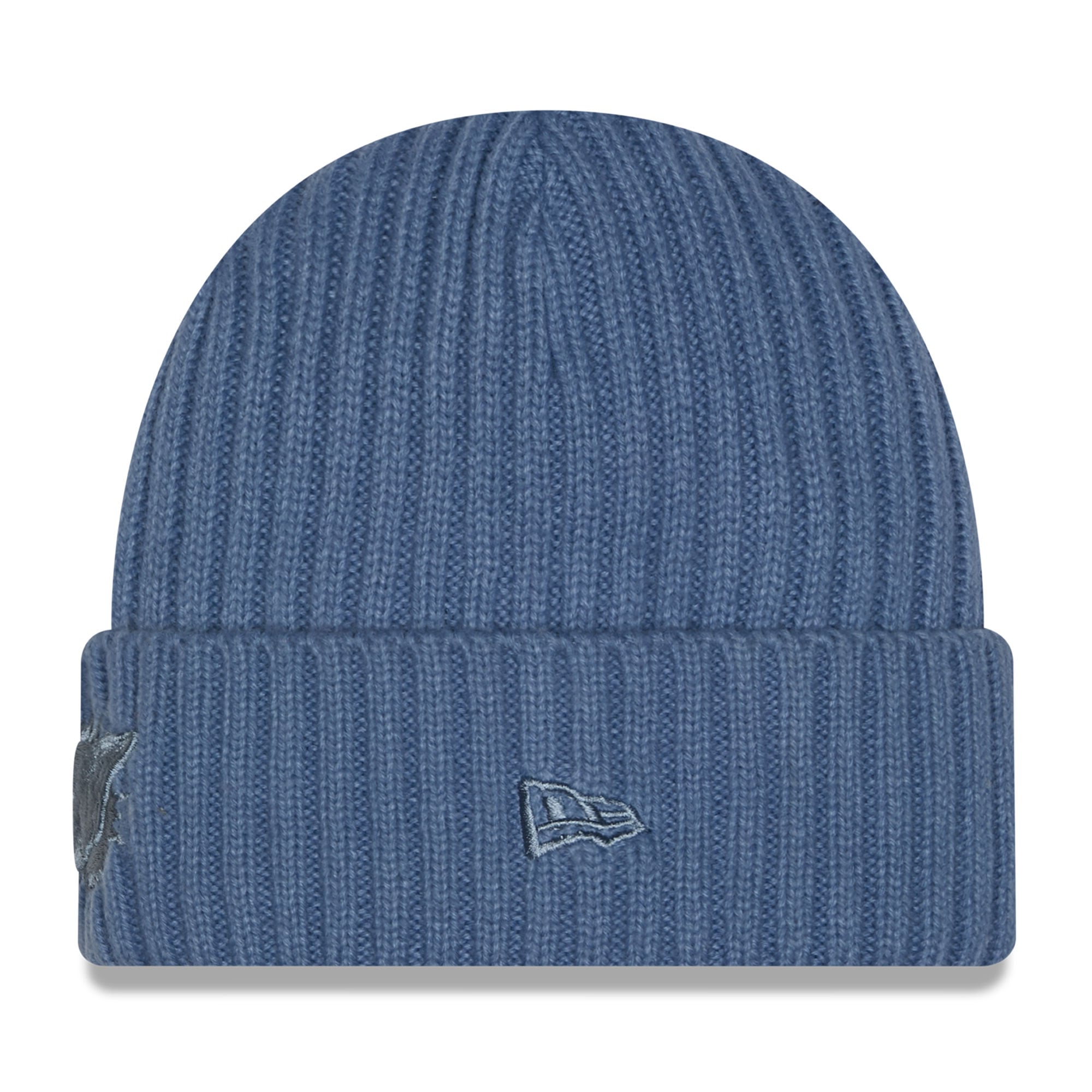 Bonnet à revers New Era bleu Miami Dolphins pour filles