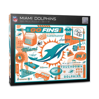 Miami Dolphins IDNA 500-Piece Scrapbook Puzzle