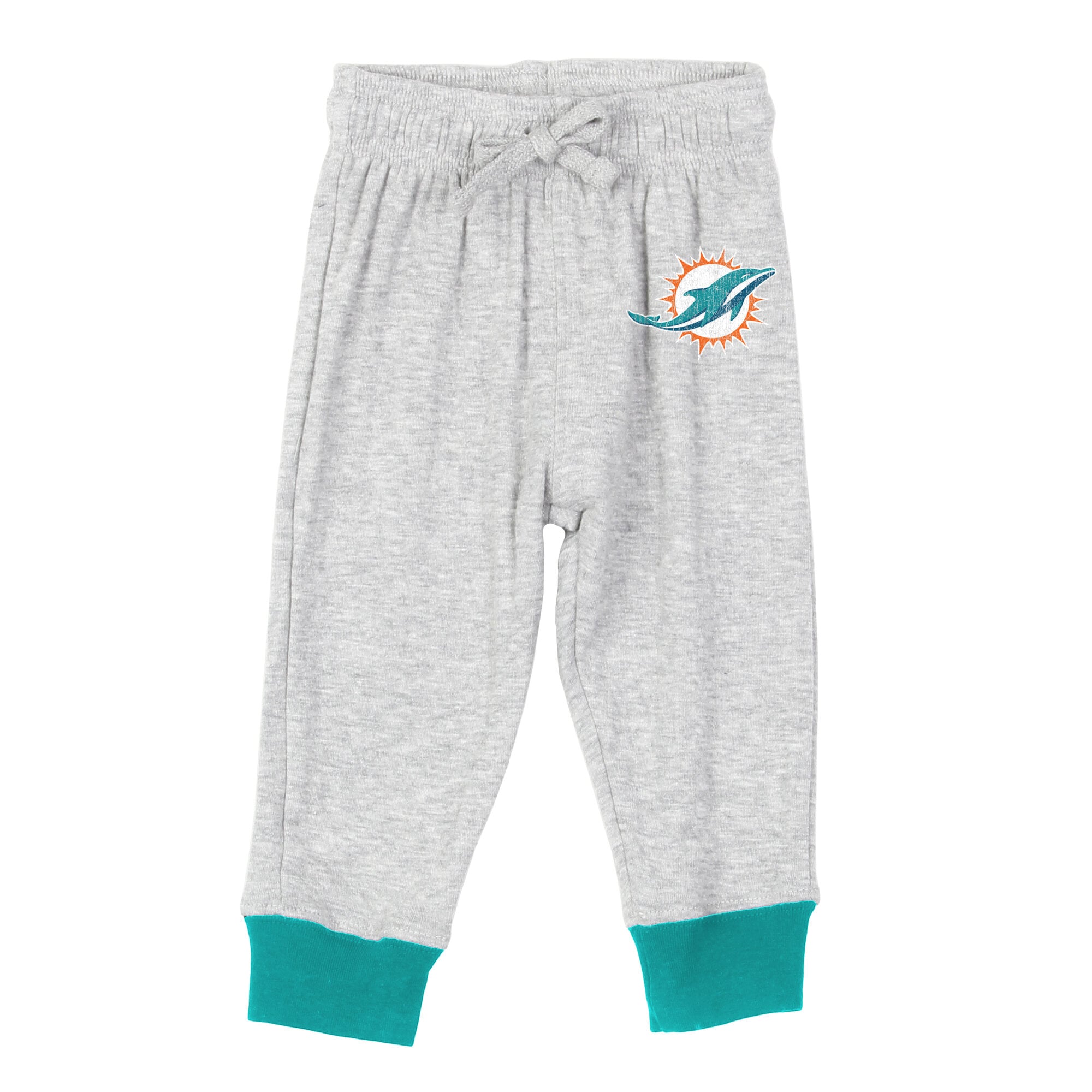 Ensemble body à manches longues et pantalon pour bébé Wes & Willy Heather Gray Miami Dolphins Jie Hopper