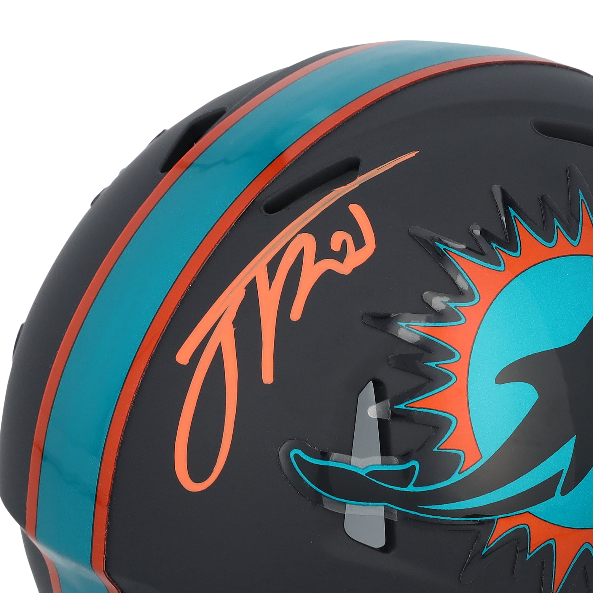 Jacob Rodriguez Miami Dolphins Autographed Riddell Rivalry Speed Mini Helmet