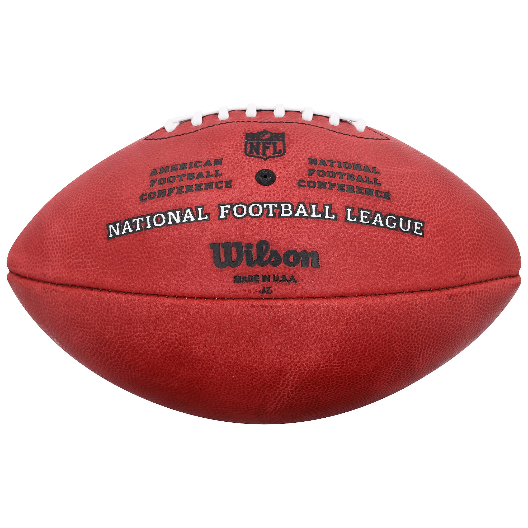 Ballon de football Wilson Duke en couleur, autographié par Jacob Rodriguez des Dolphins de Miami
