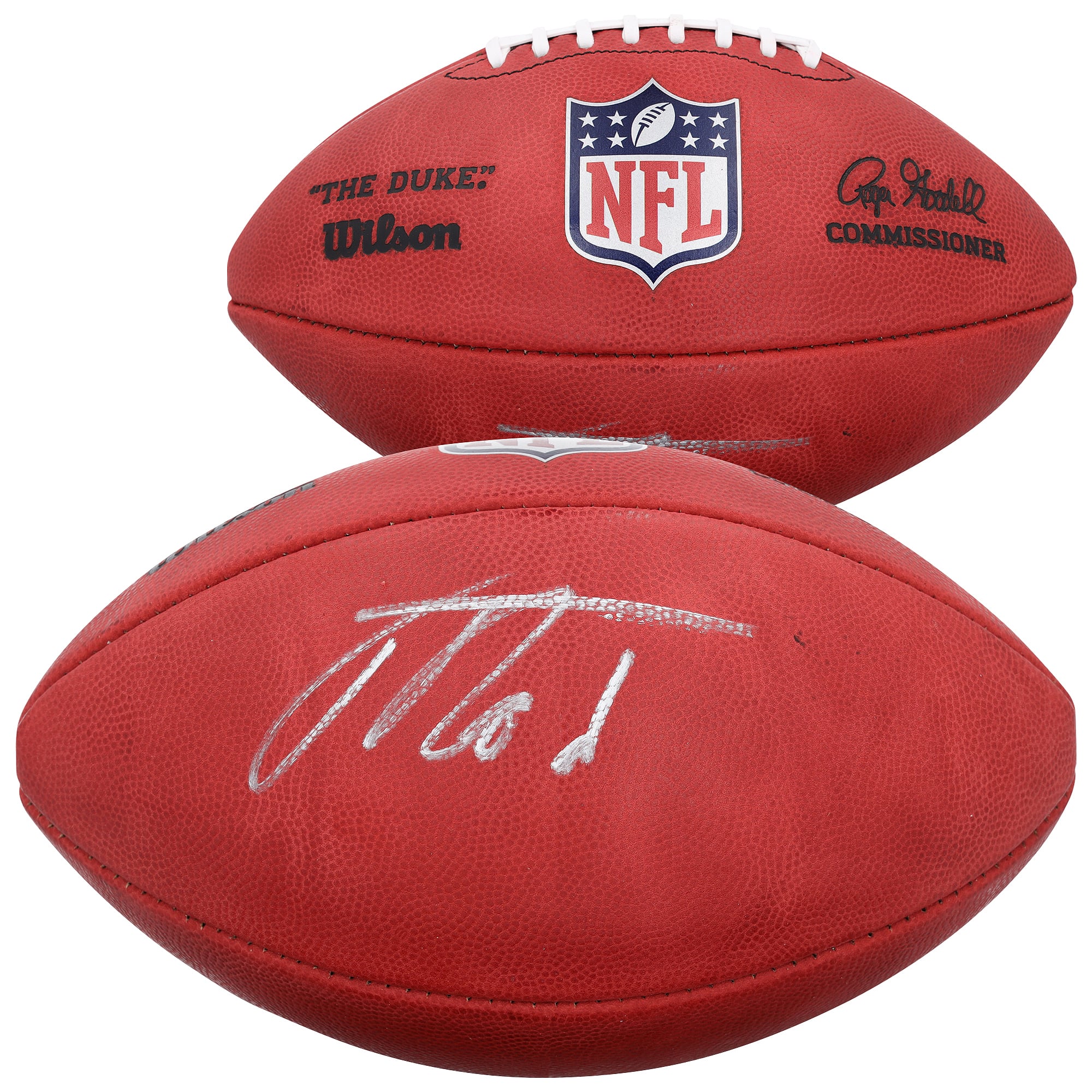 Jacob Rodriguez Miami Dolphins Autographed Wilson Duke Full Color Football