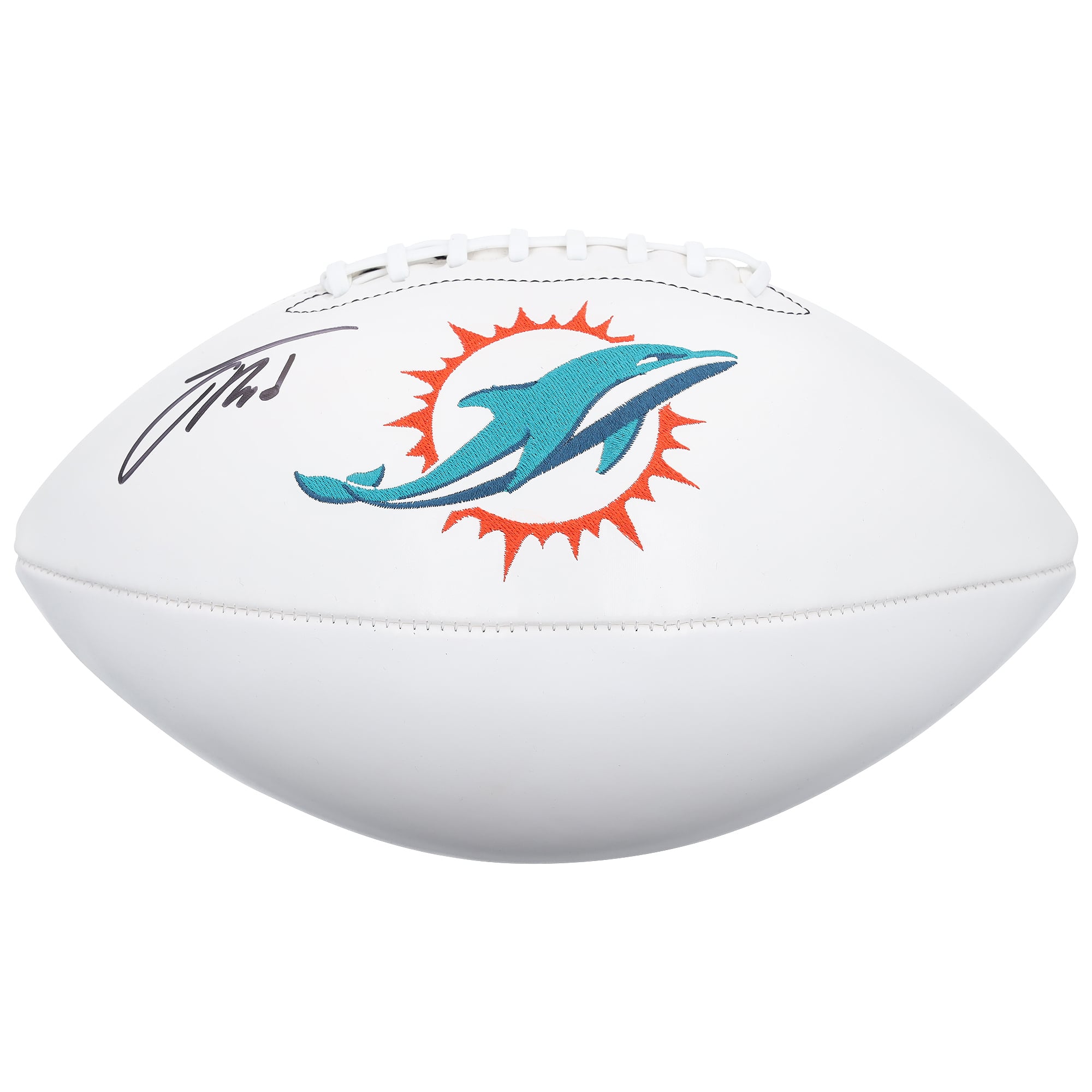 Jacob Rodriguez Miami Dolphins Autographed Wilson White Panel Football