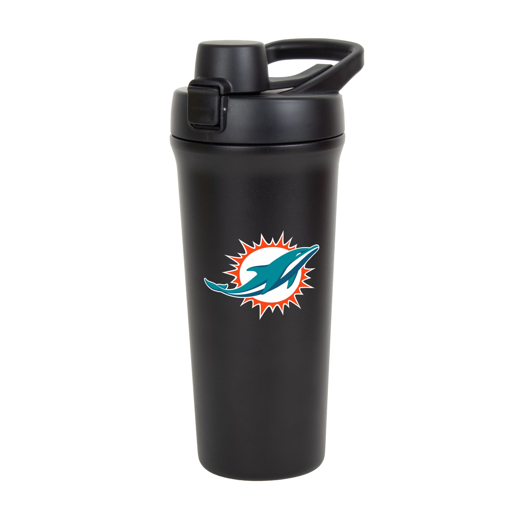 Logo Brands Miami Dolphins 26oz. Flipside Shaker Bottle