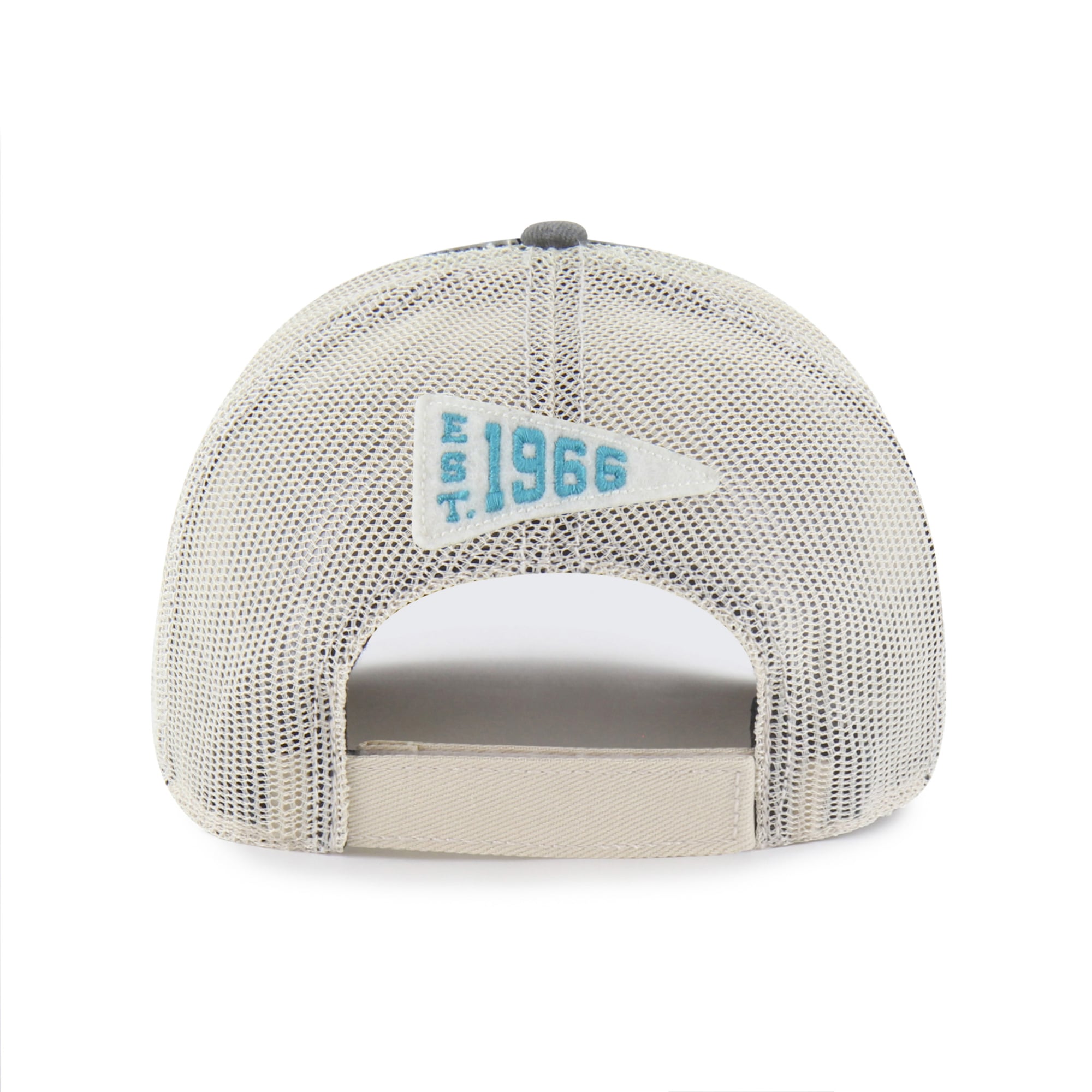 Men's '47 Charcoal Miami Dolphins Egremont Well-Worn Adjustable Trucker Hat