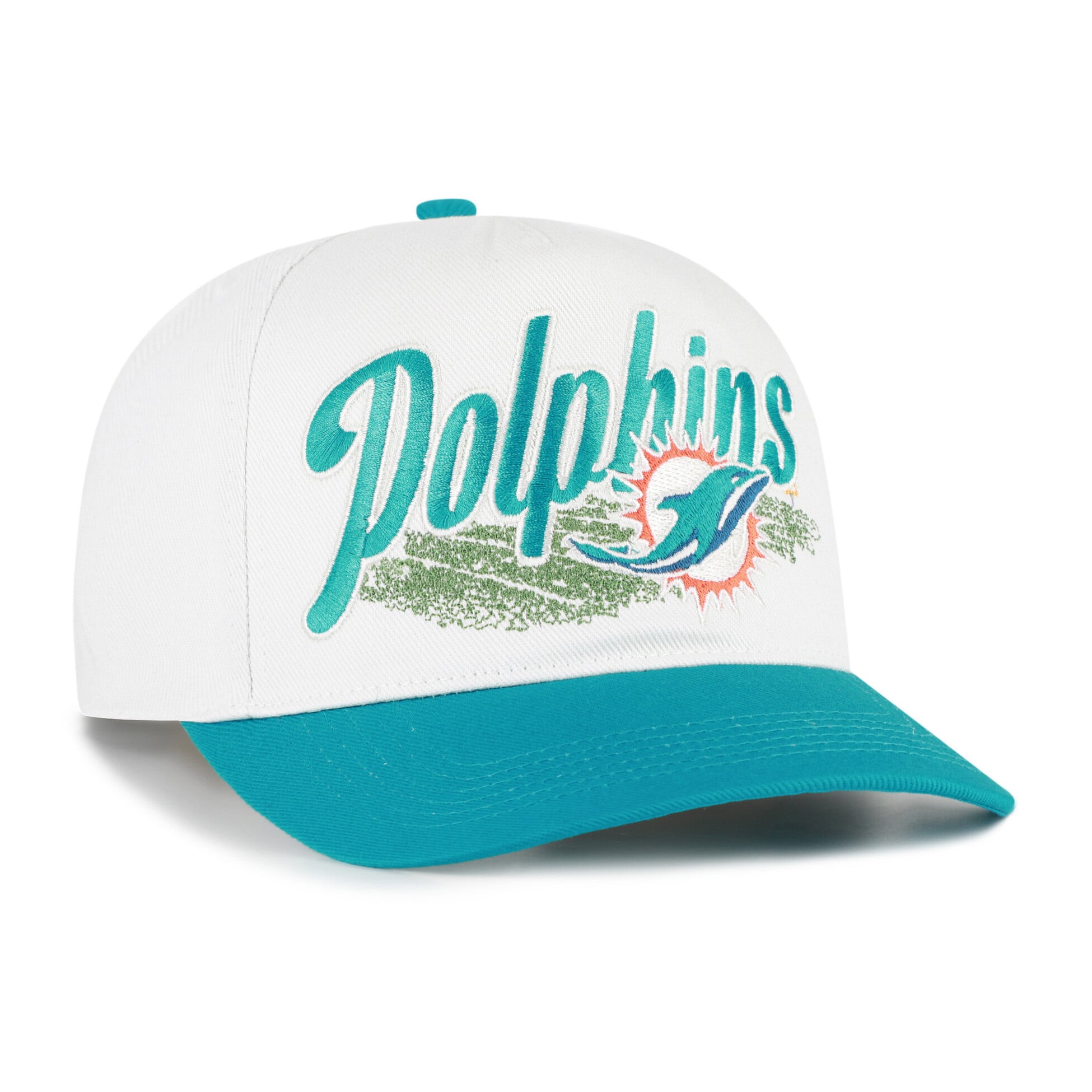 Men's '47 Cream Miami Dolphins Enfield Hitch Adjustable Hat
