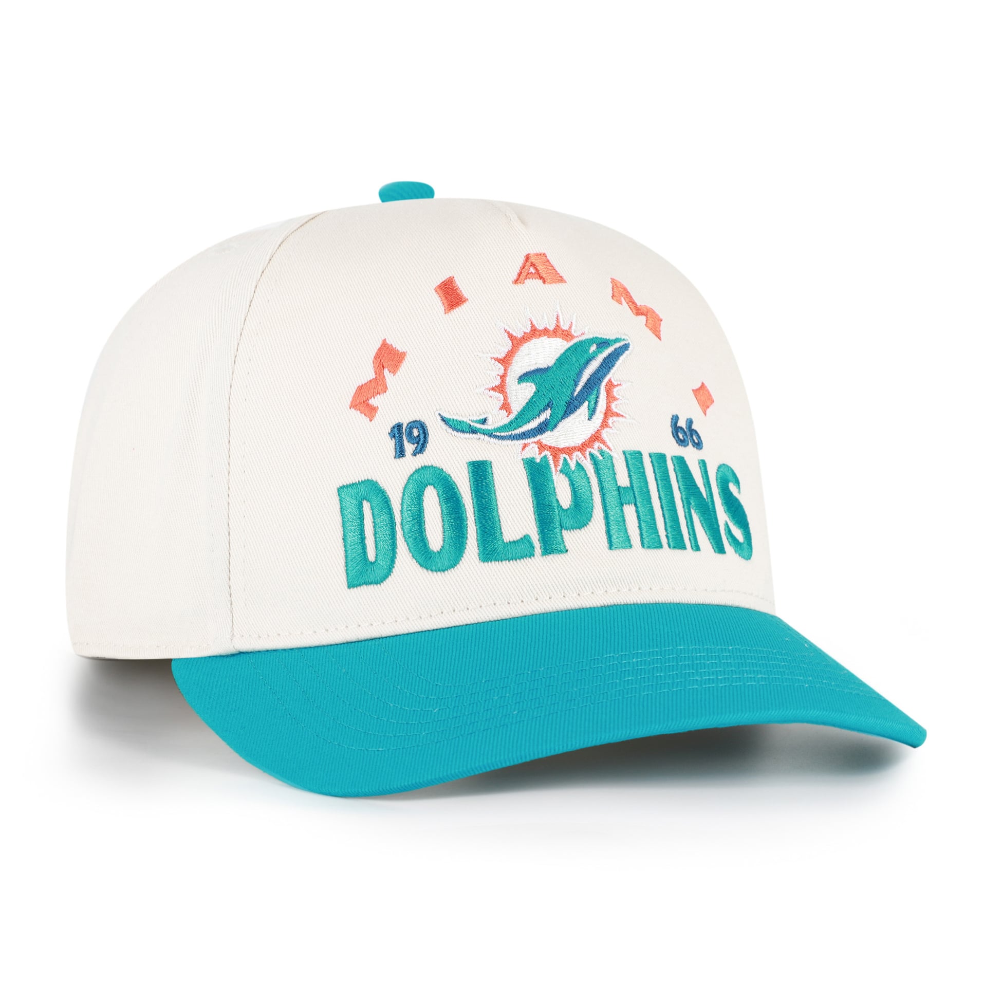 Men's '47 Natural Miami Dolphins  Arcitext Hitch Adjustable Hat