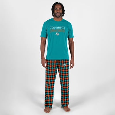 Miami Dolphins Concepts Sport Highland Sleep Set - Aqua