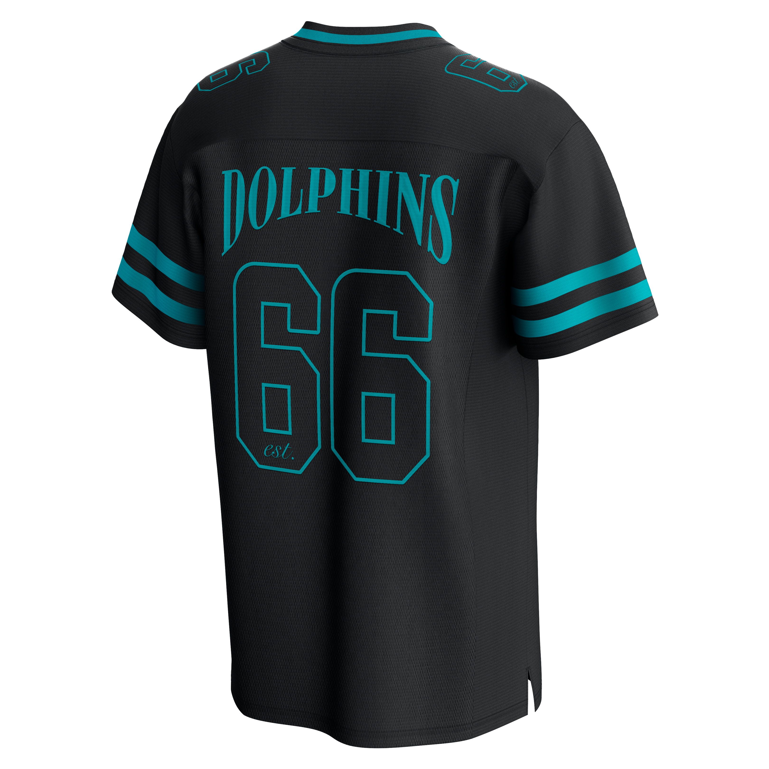 Maillot de sport en maille pour homme Fanatics Black Miami Dolphins After Hours
