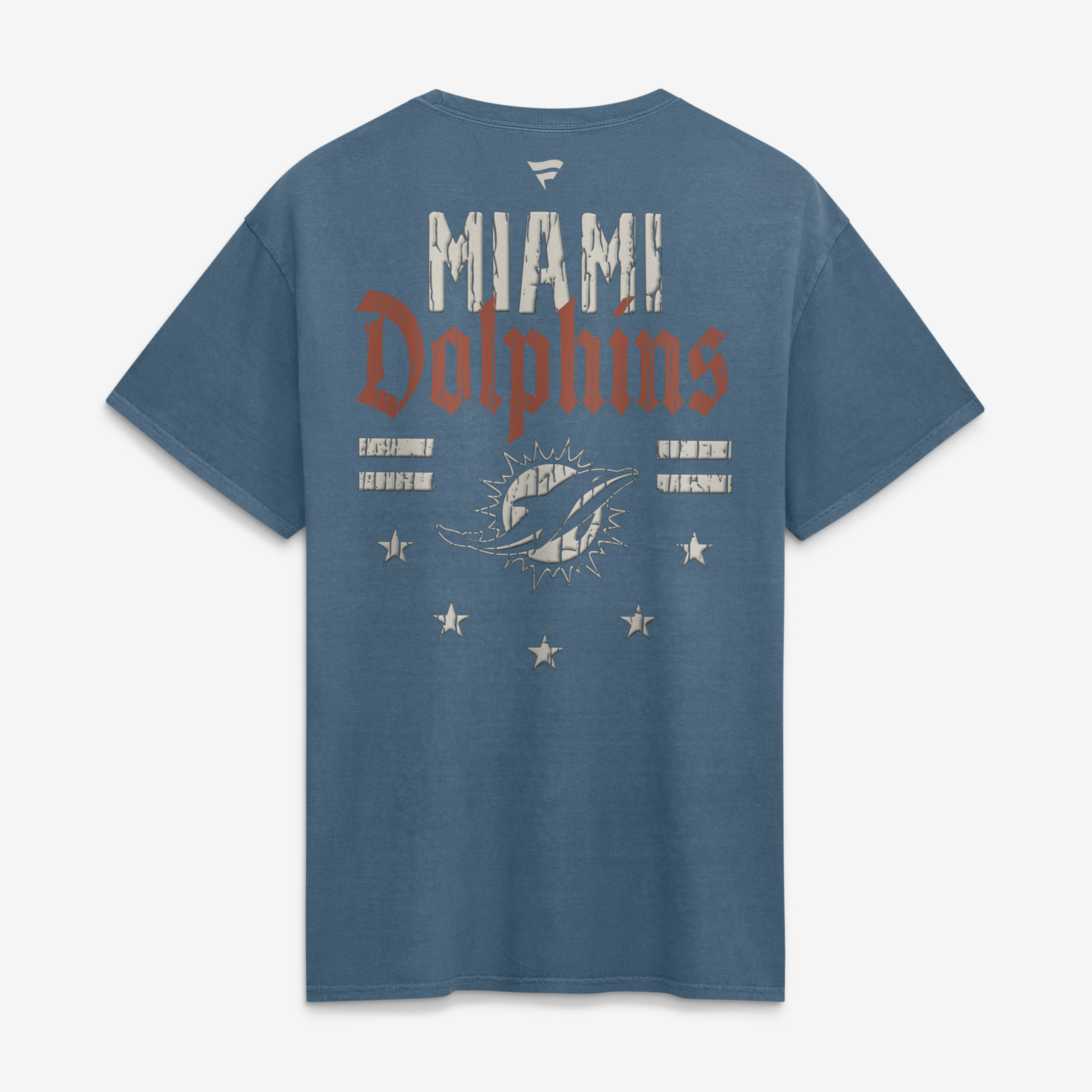 Men's Fanatics Blue Miami Dolphins Washed Americana T-Shirt