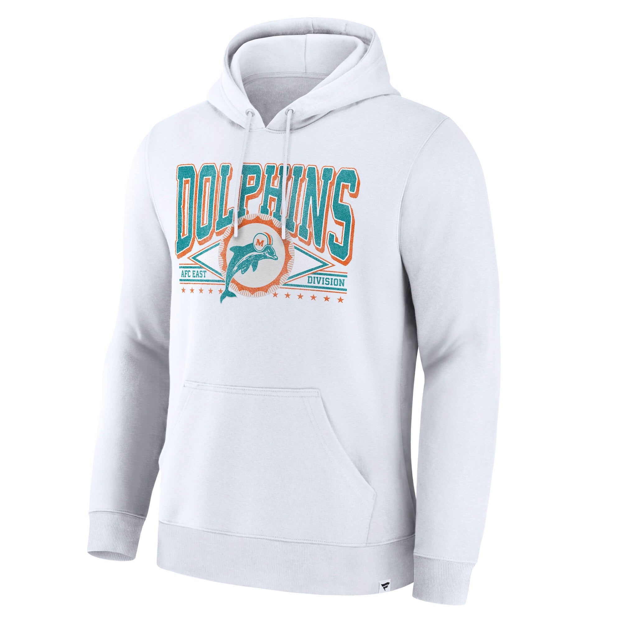 Men's Fanatics White Miami Dolphins Delay Of The Game Legacy Fleece Hoodie