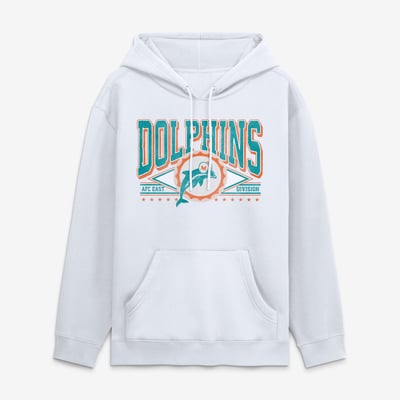 Miami Dolphins Fanatics Delay Of The Game Legacy Fleece Hoodie - White