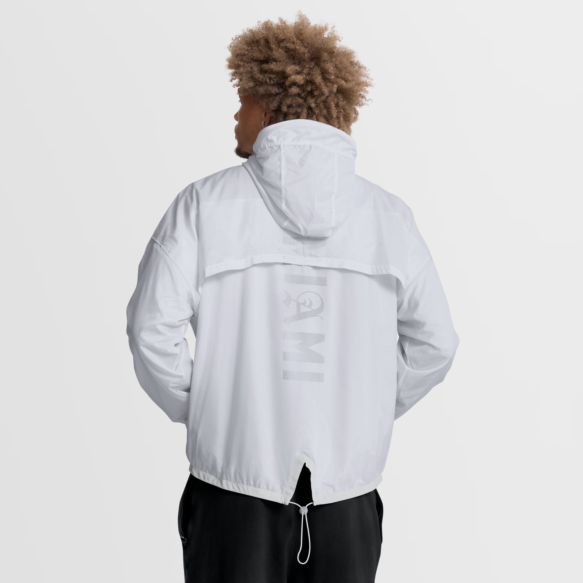 Doudoune zippée intégrale blanche Miami Dolphins de Fanatics pour homme