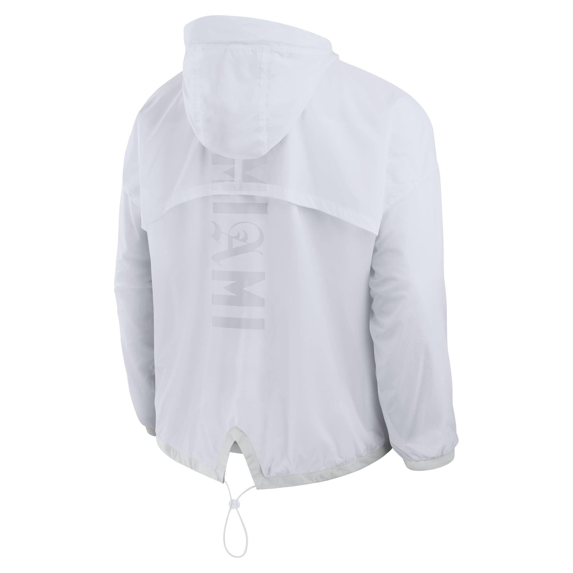 Doudoune zippée intégrale blanche Miami Dolphins de Fanatics pour homme