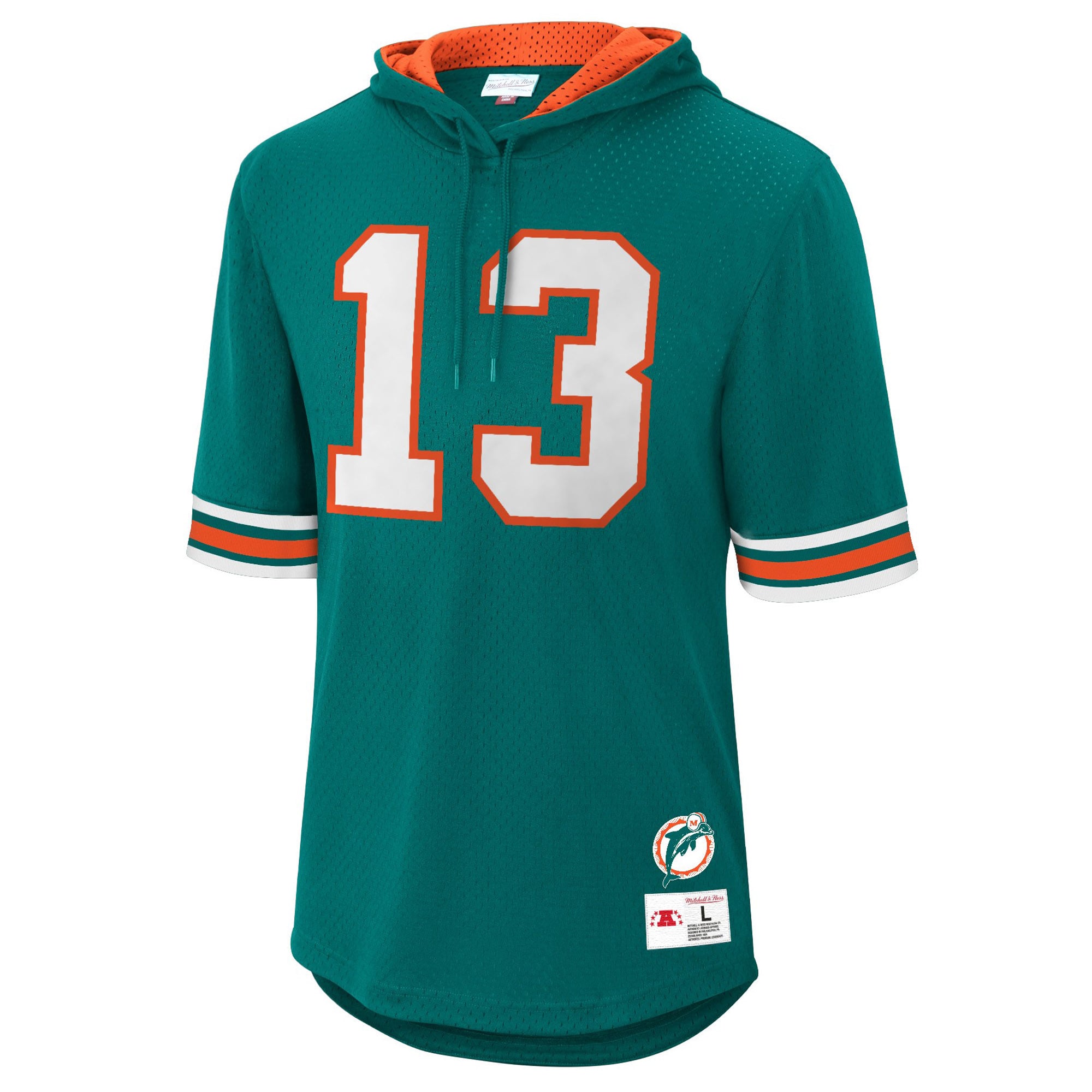 Men's Mitchell & Ness Dan Marino Aqua Miami Dolphins Retired