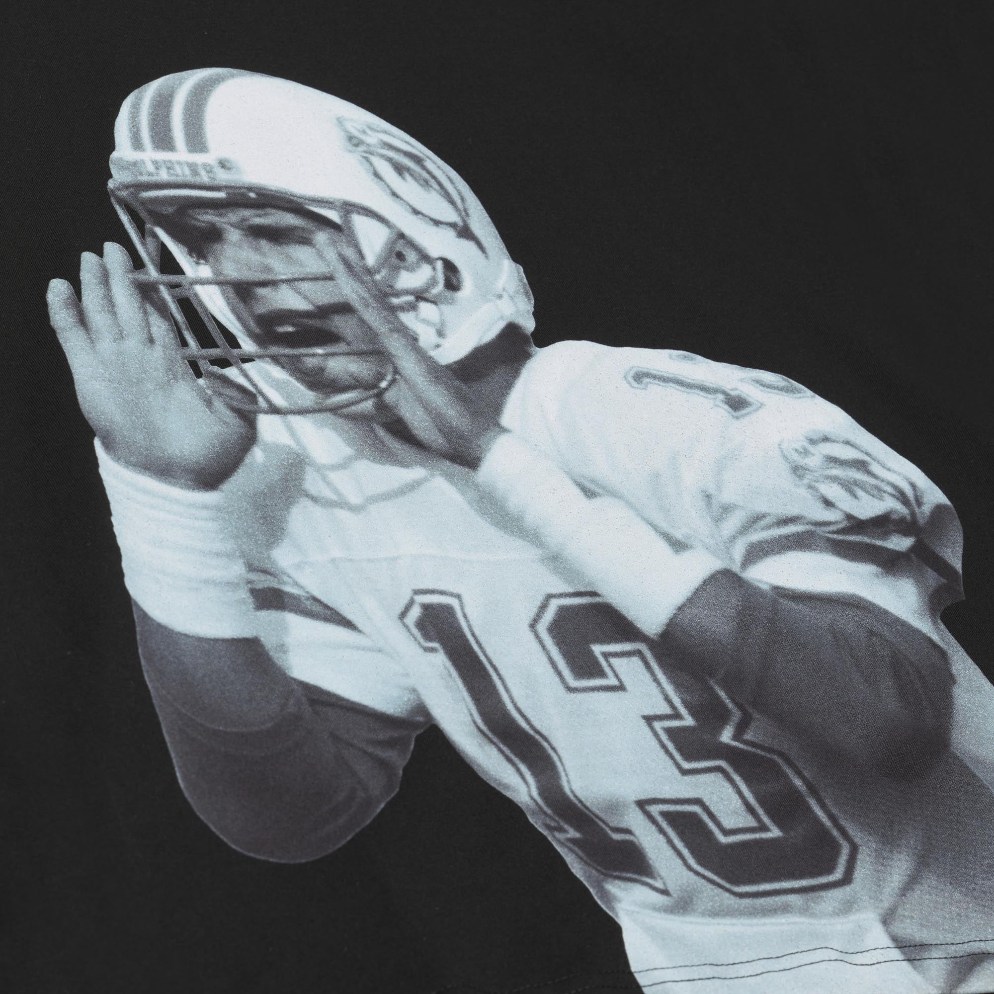T-shirt Mitchell & Ness pour homme, noir, Dan Marino, Miami Dolphins, joueur solo retraité