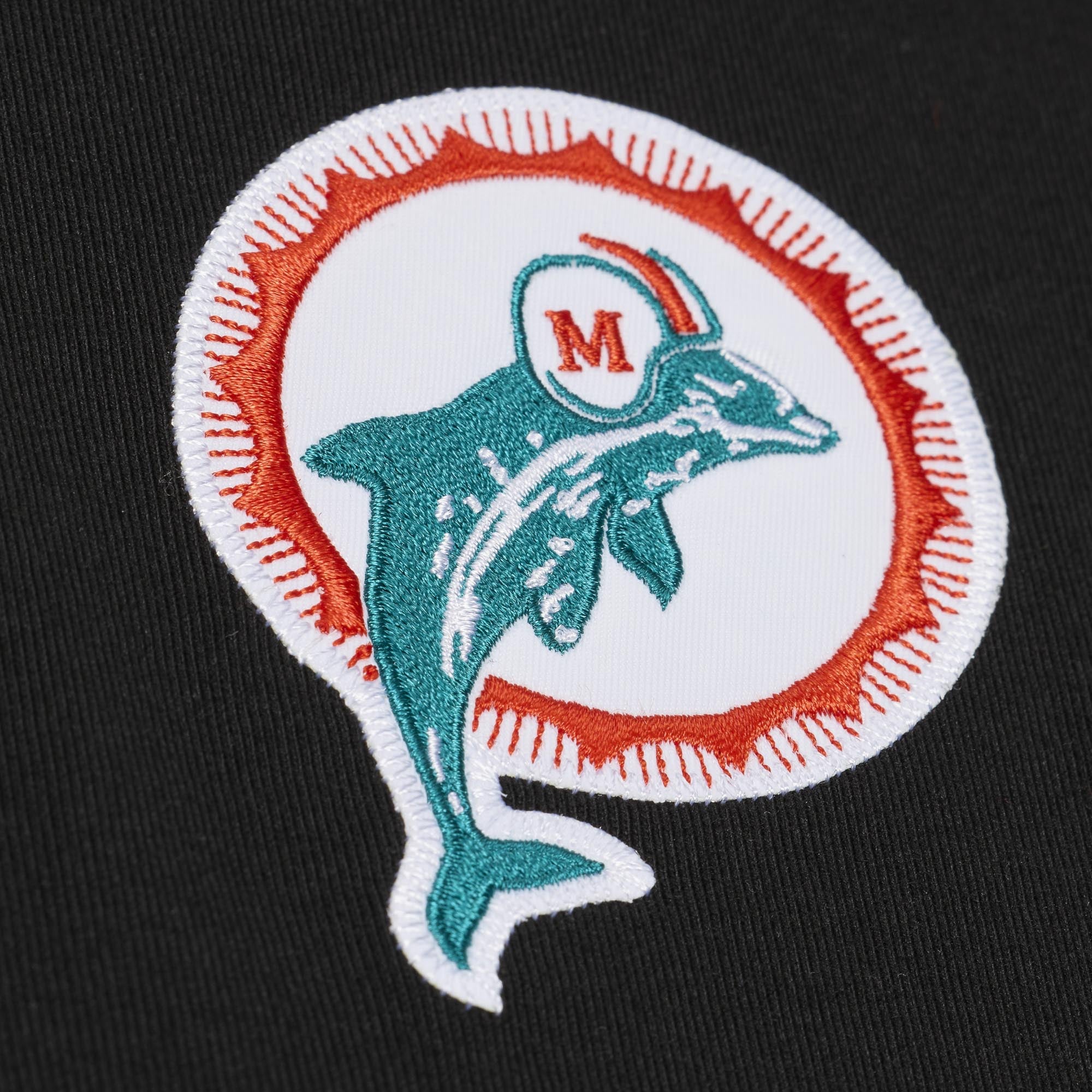 T-shirt Mitchell & Ness pour homme, noir, Dan Marino, Miami Dolphins, joueur solo retraité