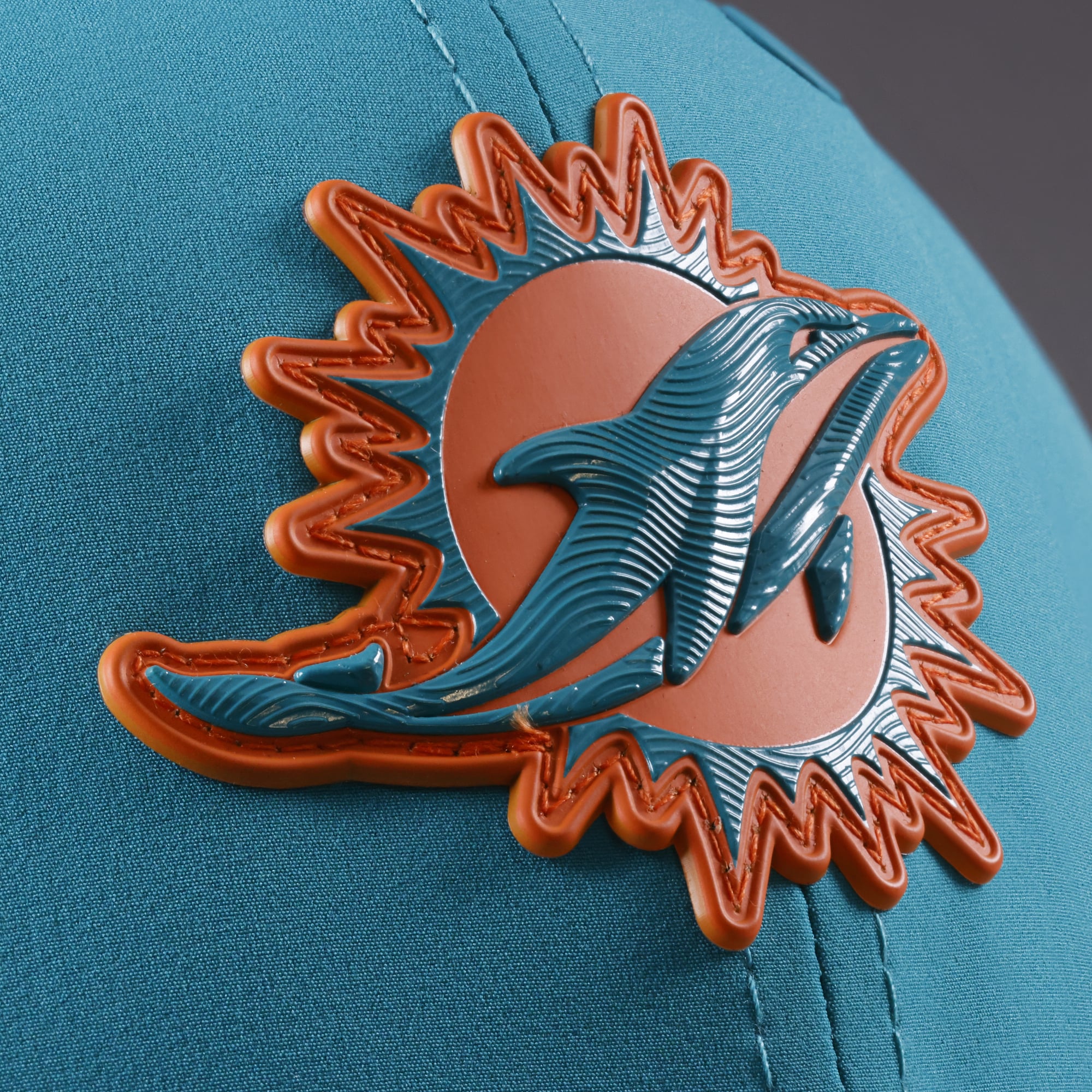 Men's New Era Aqua Miami Dolphins 2026 Sideline 9SEVENTY Adjustable Hat