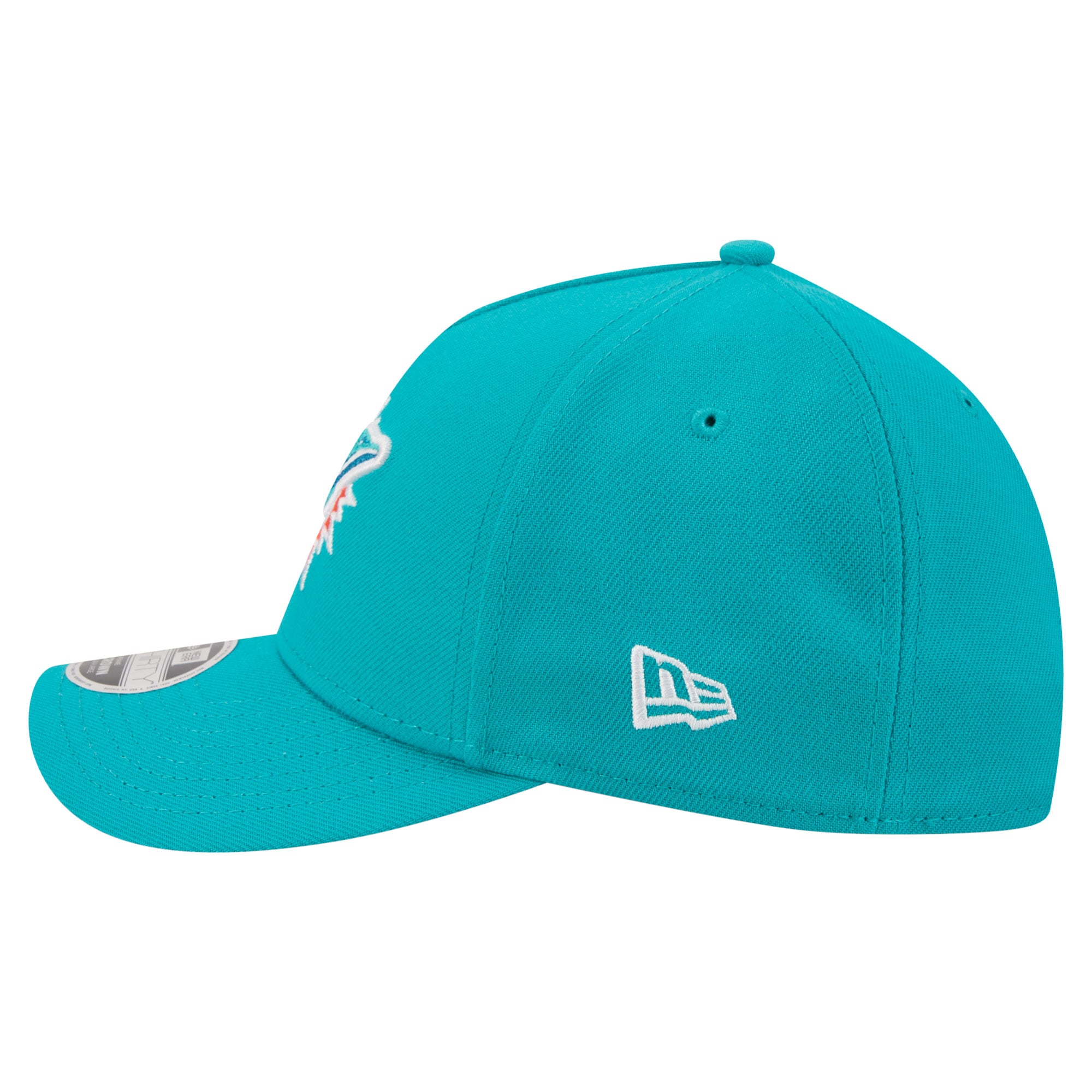 Men's New Era Aqua Miami Dolphins 39THIRTY M-Crown A-Frame Stretch Hat