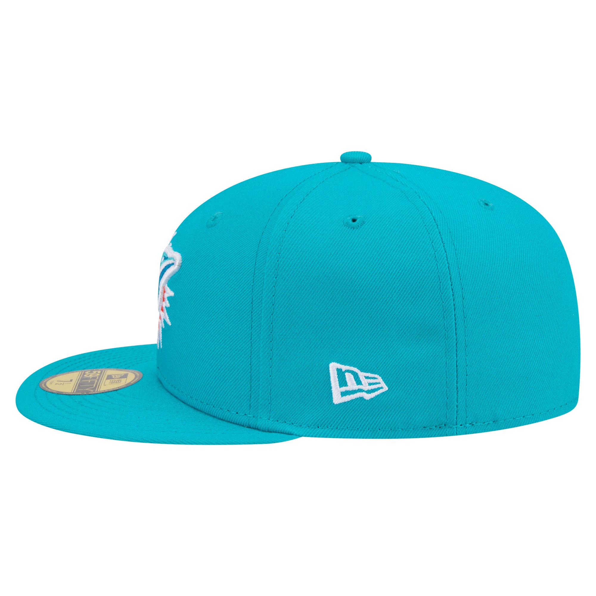 Men's New Era Aqua Miami Dolphins 59FIFTY Fitted Hat