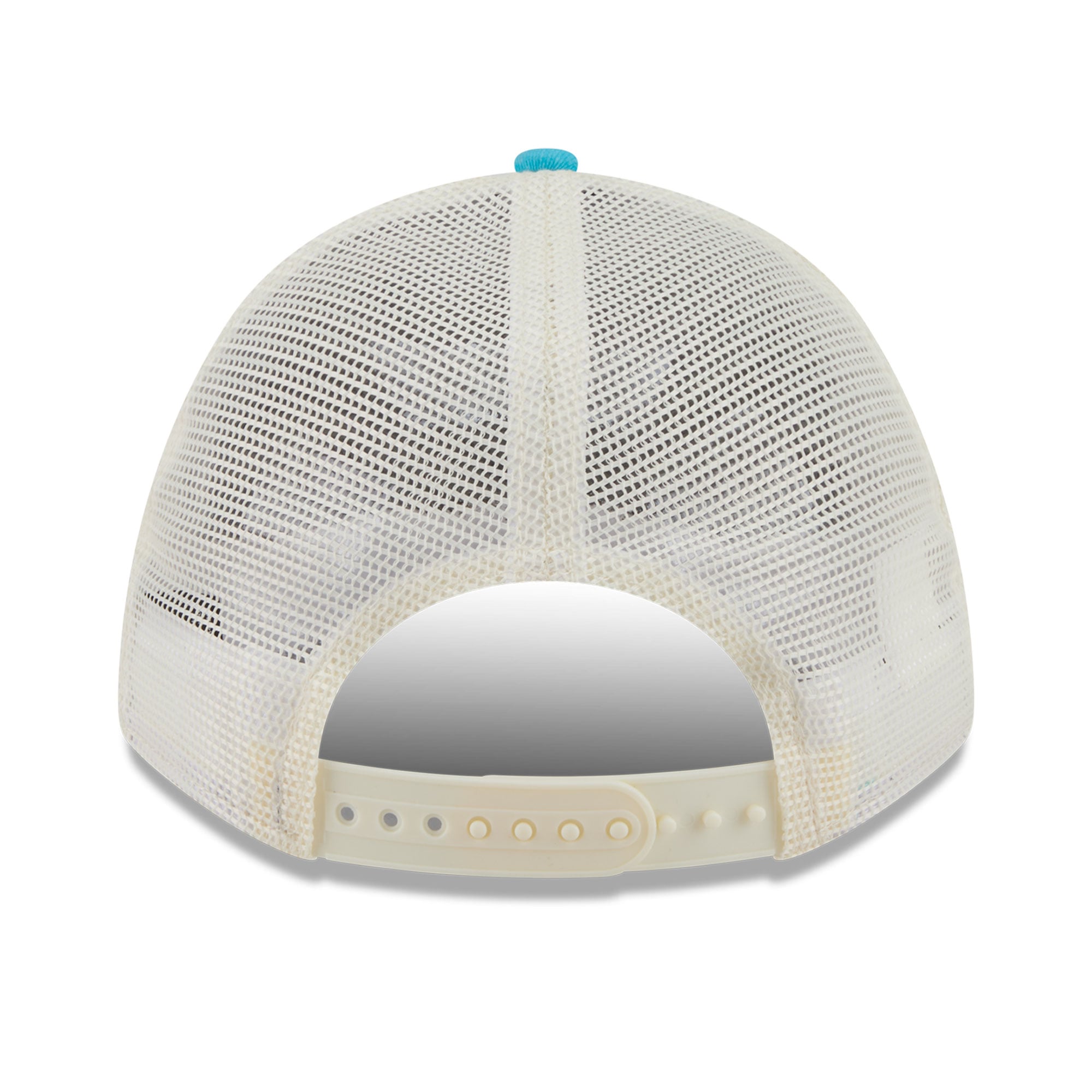 Casquette trucker ajustable New Era Aqua Miami Dolphins 9FORTY pour homme
