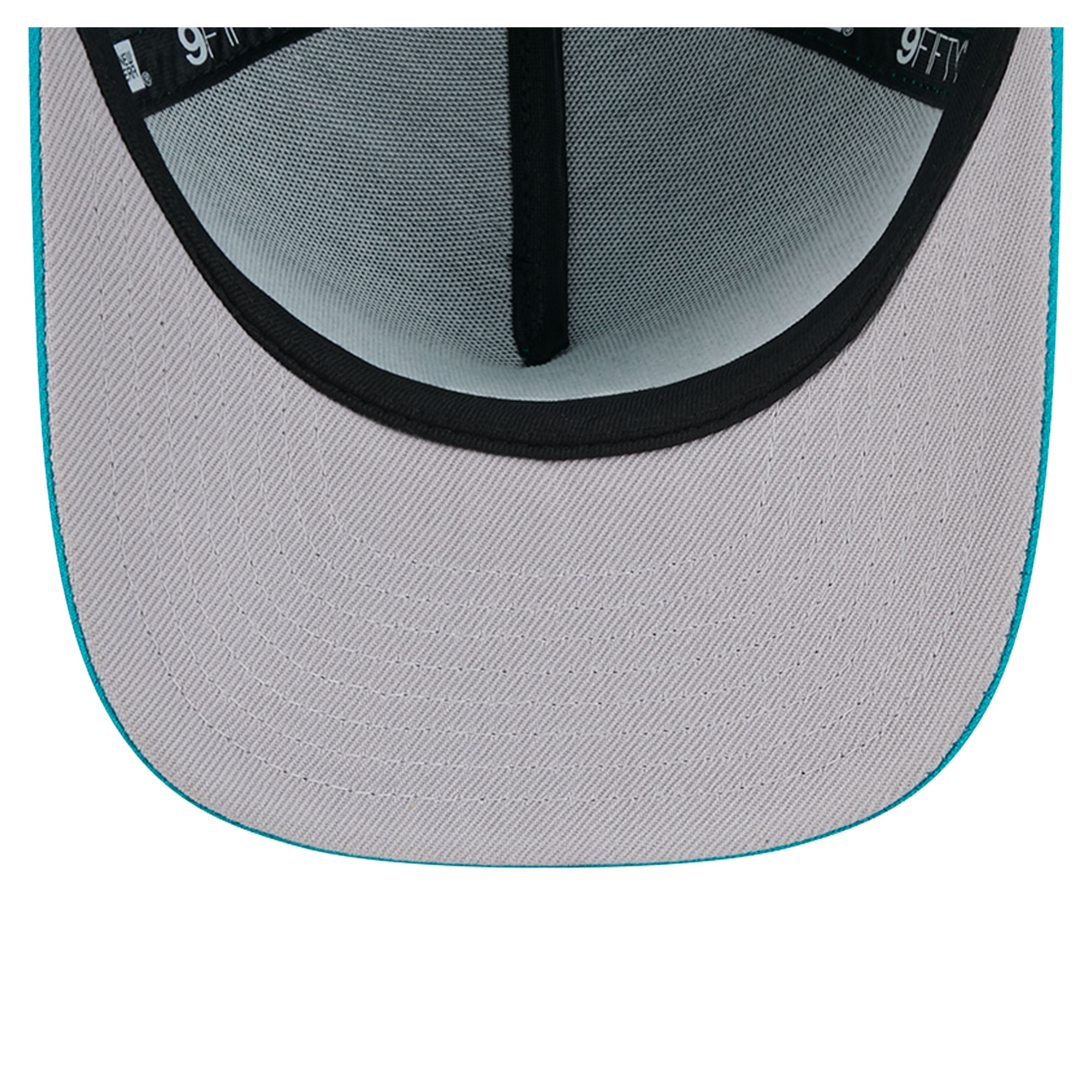 Casquette snapback New Era Aqua Miami Dolphins Laurel A-Frame 9FIFTY pour homme