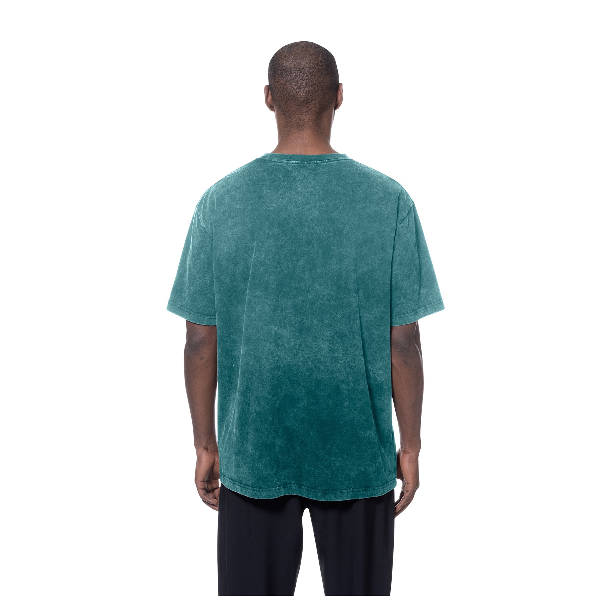 T-shirt homme New Era Aqua Miami Dolphins Throwback à délavage minéral