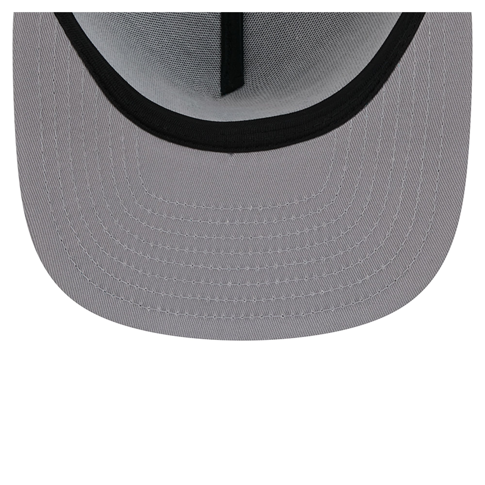 Men's New Era Aqua/Orange Miami Dolphins Mesh A-Frame 9FIFTY Snapback Trucker Hat