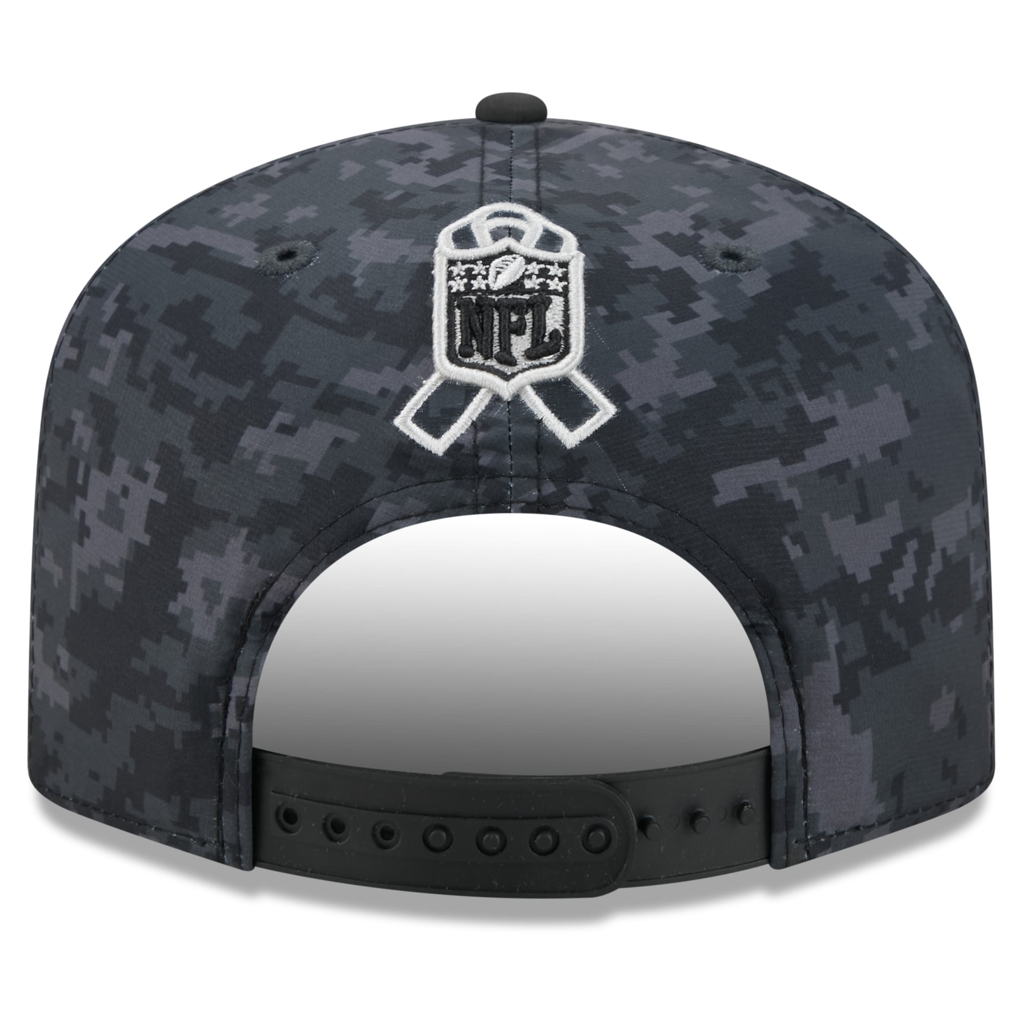 Casquette ajustable New Era noire Miami Dolphins 2026 Salute To Service 19TWENTY pour homme