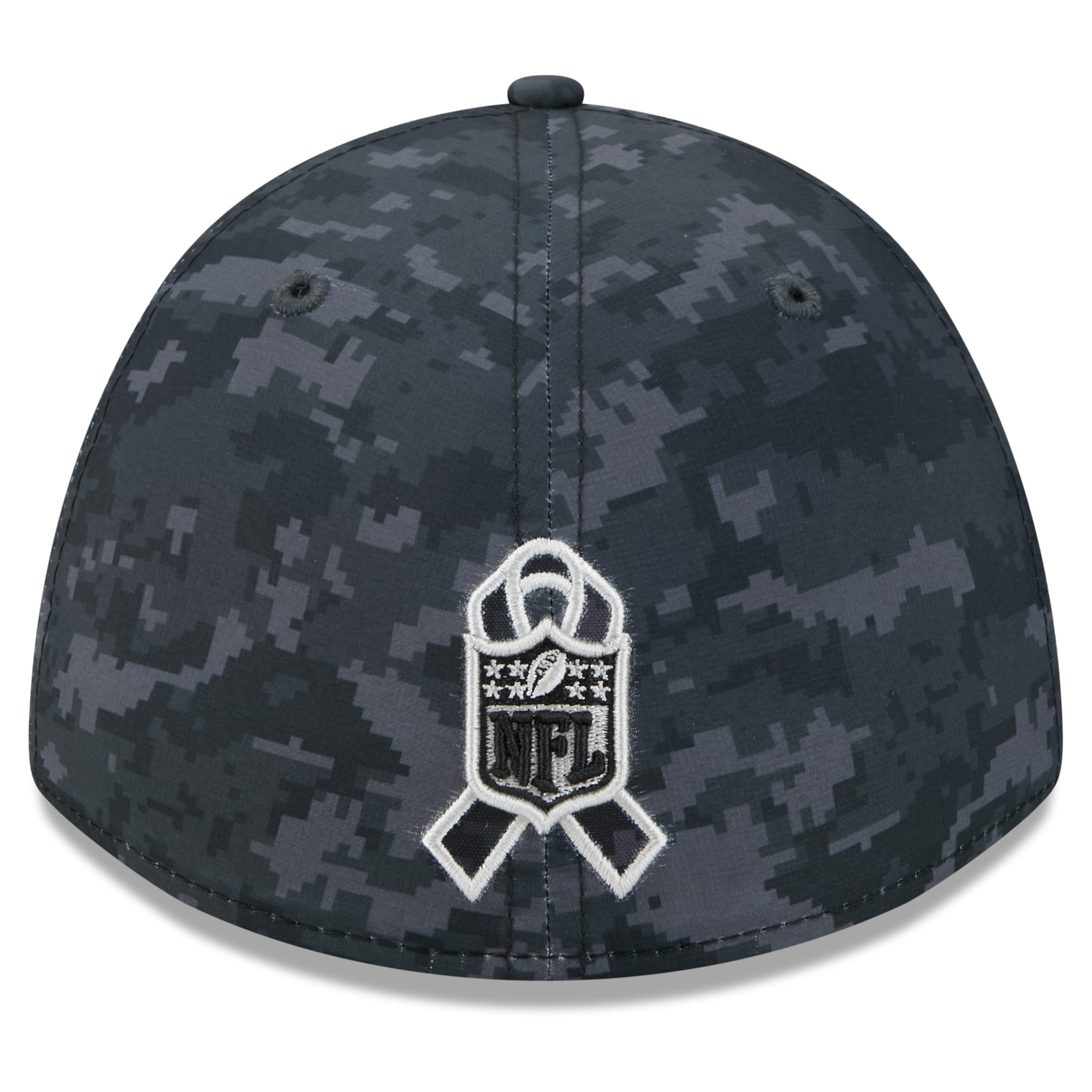 Casquette extensible New Era noire Miami Dolphins 2026 Salute To Service 39THIRTY M-Crown pour homme