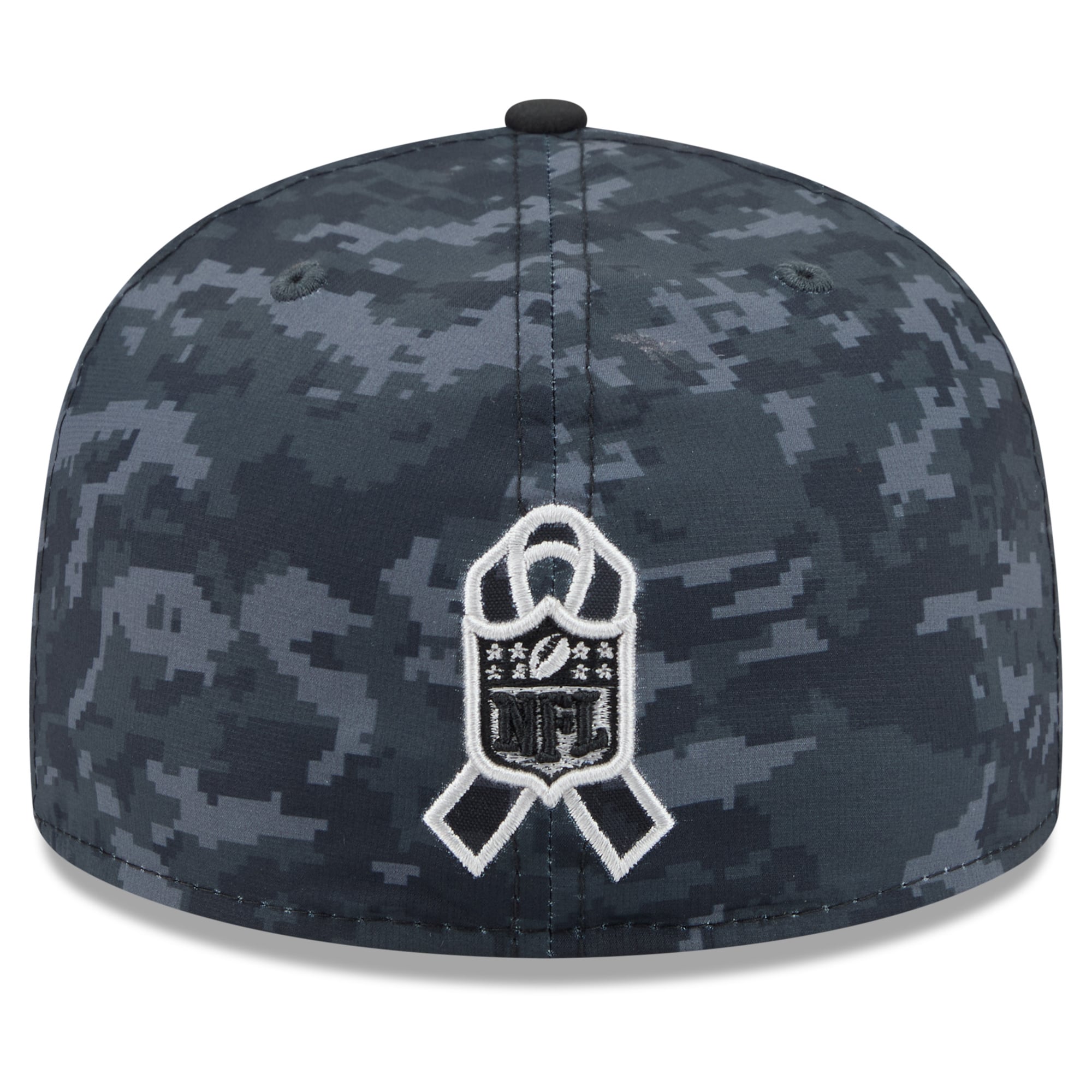 Casquette ajustée New Era 59FIFTY noire pour homme, Miami Dolphins 2026 Salute To Service