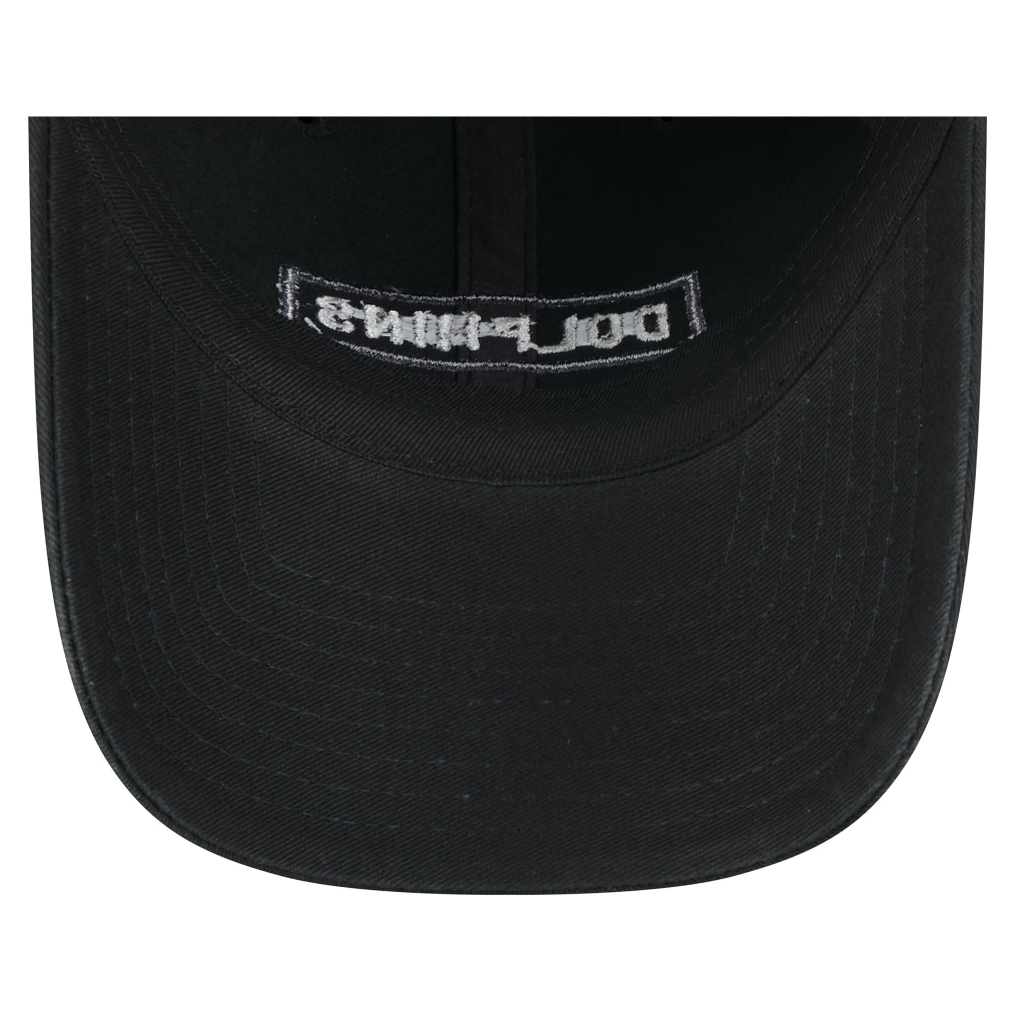 Casquette New Era noire pour homme Miami Dolphins 2026 Salute To Service, style classique décontracté et ajustable