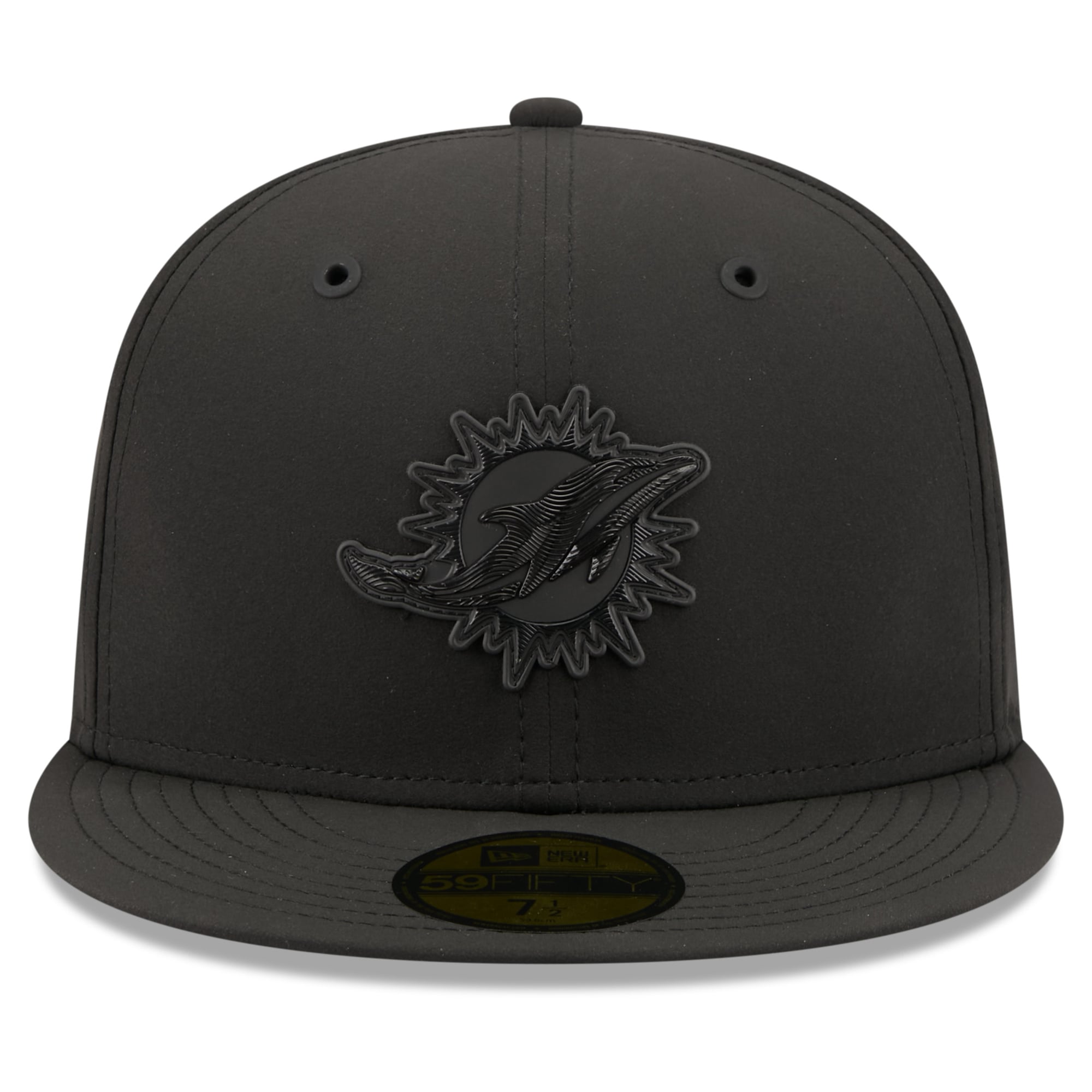 Men's New Era Black Miami Dolphins 2026 Sideline 59FIFTY Fitted Hat