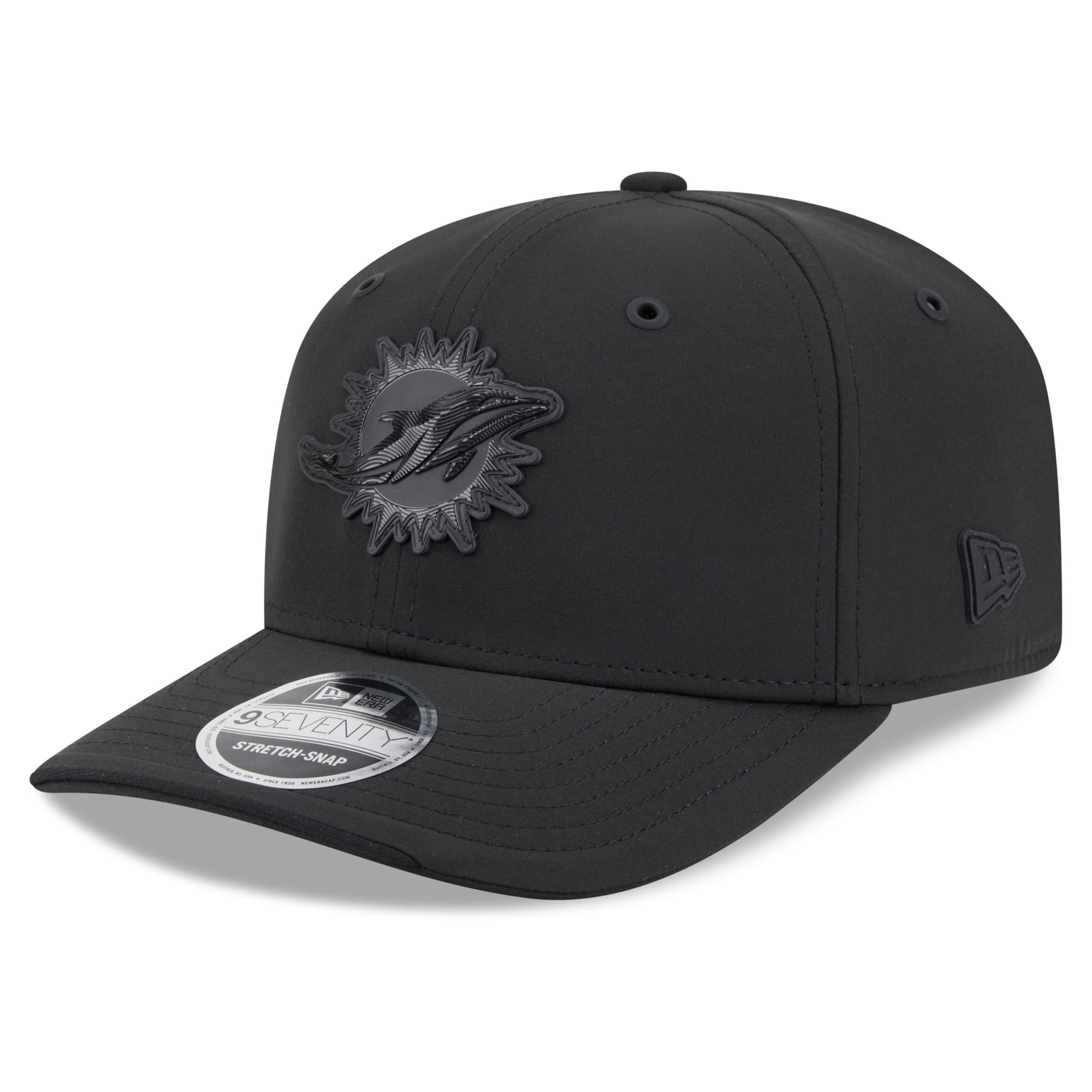 Men's New Era Black Miami Dolphins 2026 Sideline 9SEVENTY Adjustable Hat