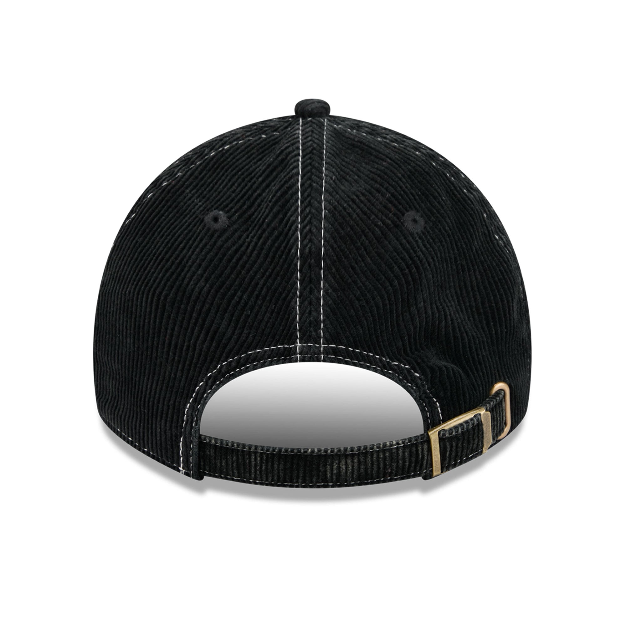 Casquette New Era noire pour homme, modèle Miami Dolphins, en velours côtelé, style classique décontracté et ajustable