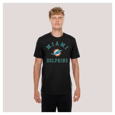 Miami Dolphins New Era Functional Fandom T-Shirt - Black
