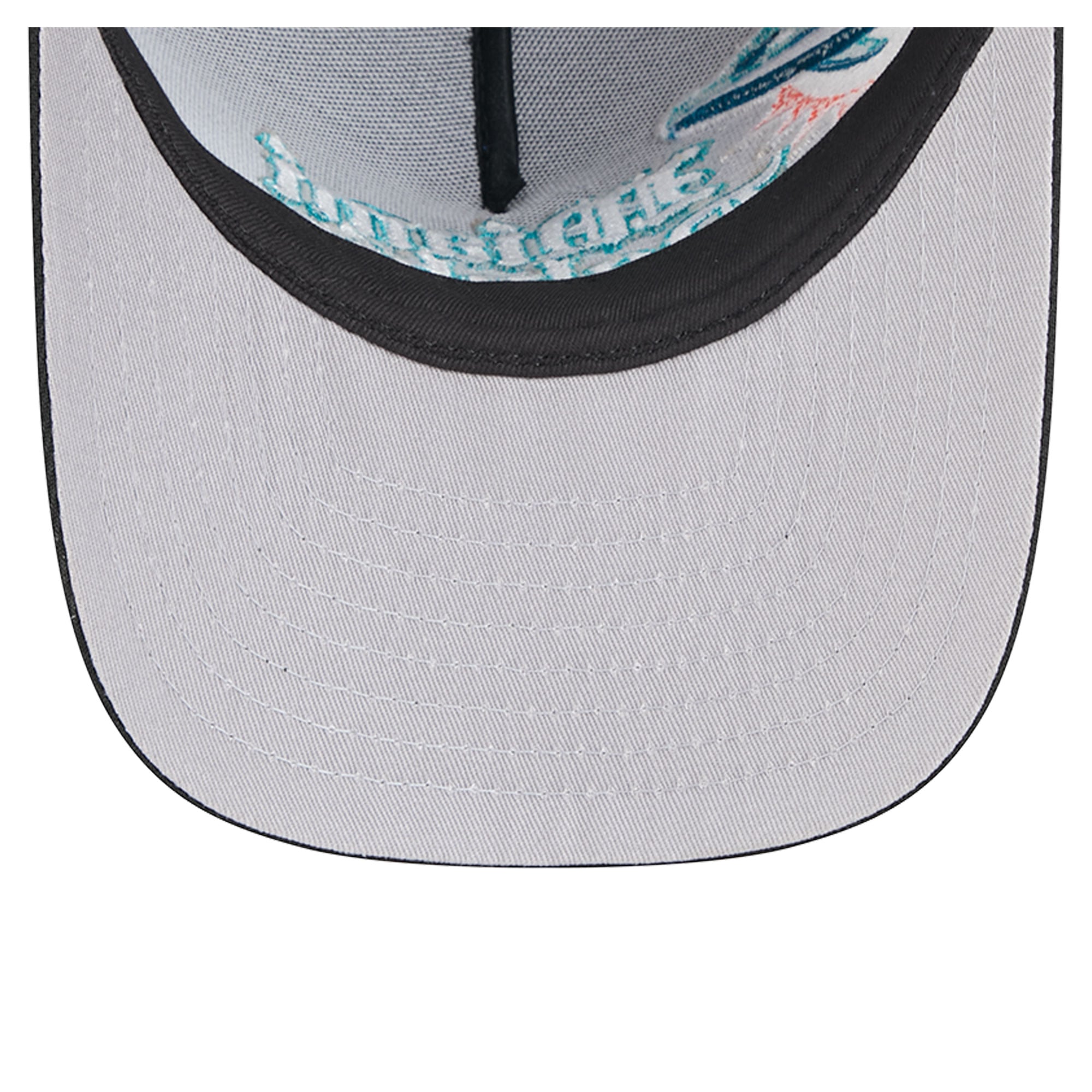 Men's New Era Black Miami Dolphins Proud A-Frame 9FIFTY Snapback Hat
