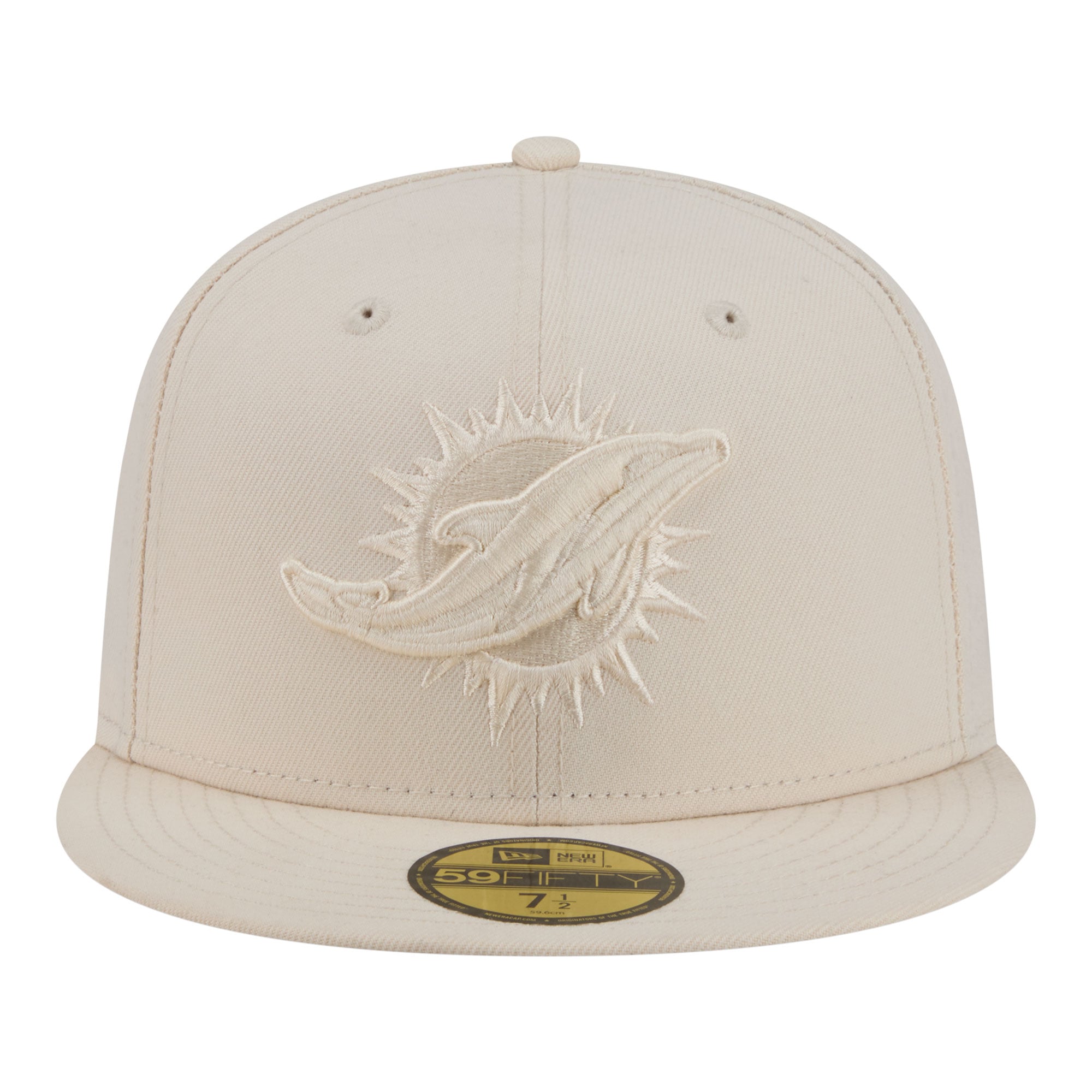 Casquette ajustée New Era 59FIFTY turquoise Miami Dolphins pour homme