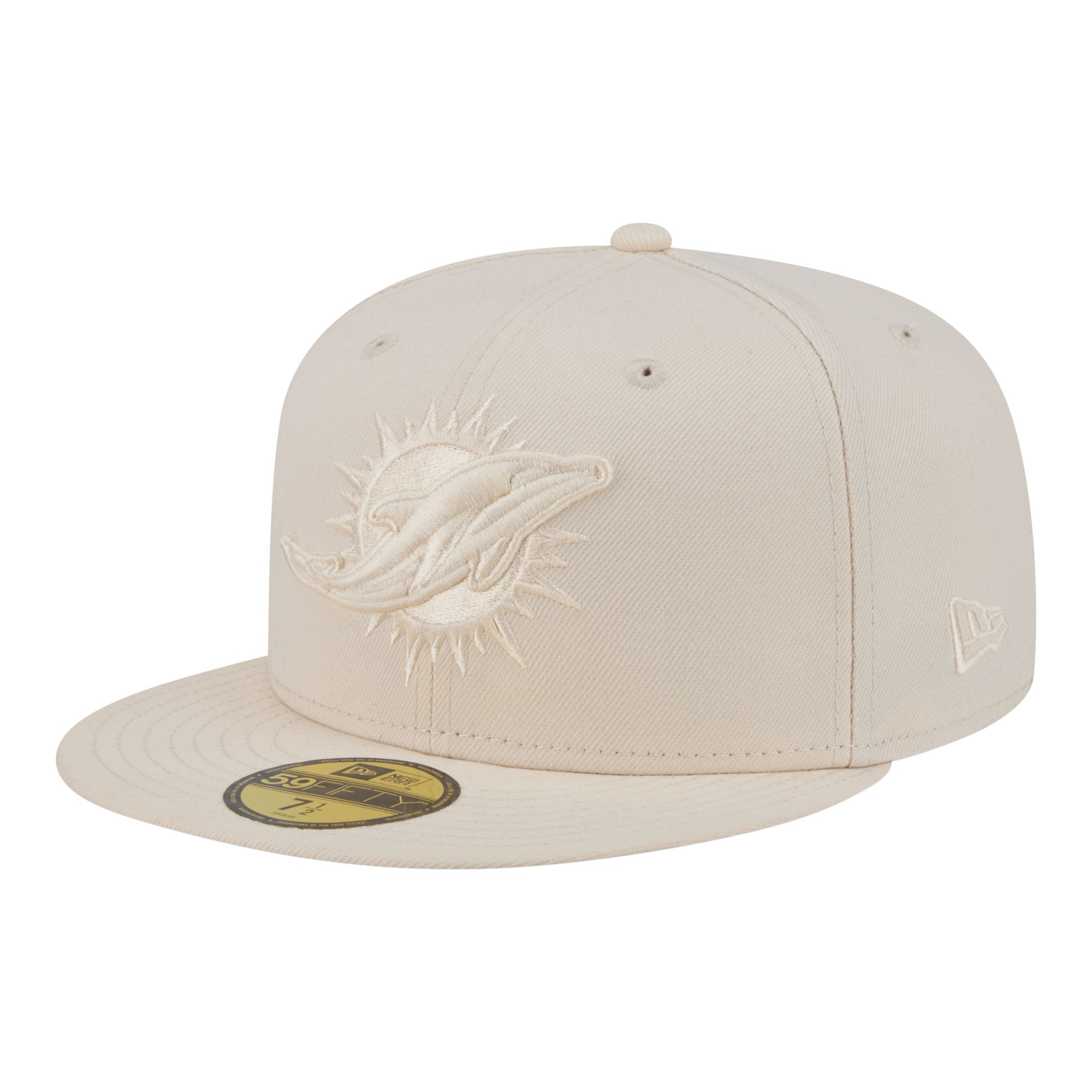 Casquette ajustée New Era 59FIFTY turquoise Miami Dolphins pour homme