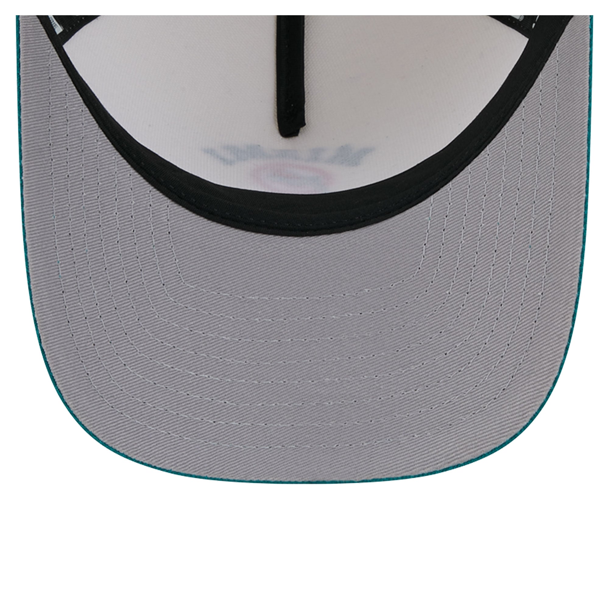 Casquette New Era pour homme, crème/turquoise, Miami Dolphins Throwback Arch 9FORTY, modèle A-Frame M-Crown, ajustable
