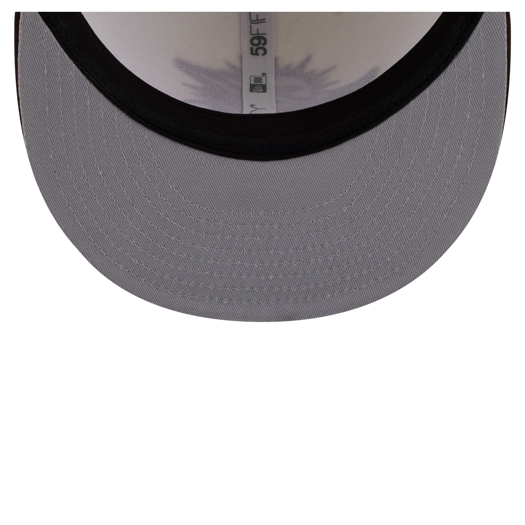 Casquette ajustée New Era 59FIFTY pour homme, couleur crème/marron, Miami Dolphins, motif citrouille épicée